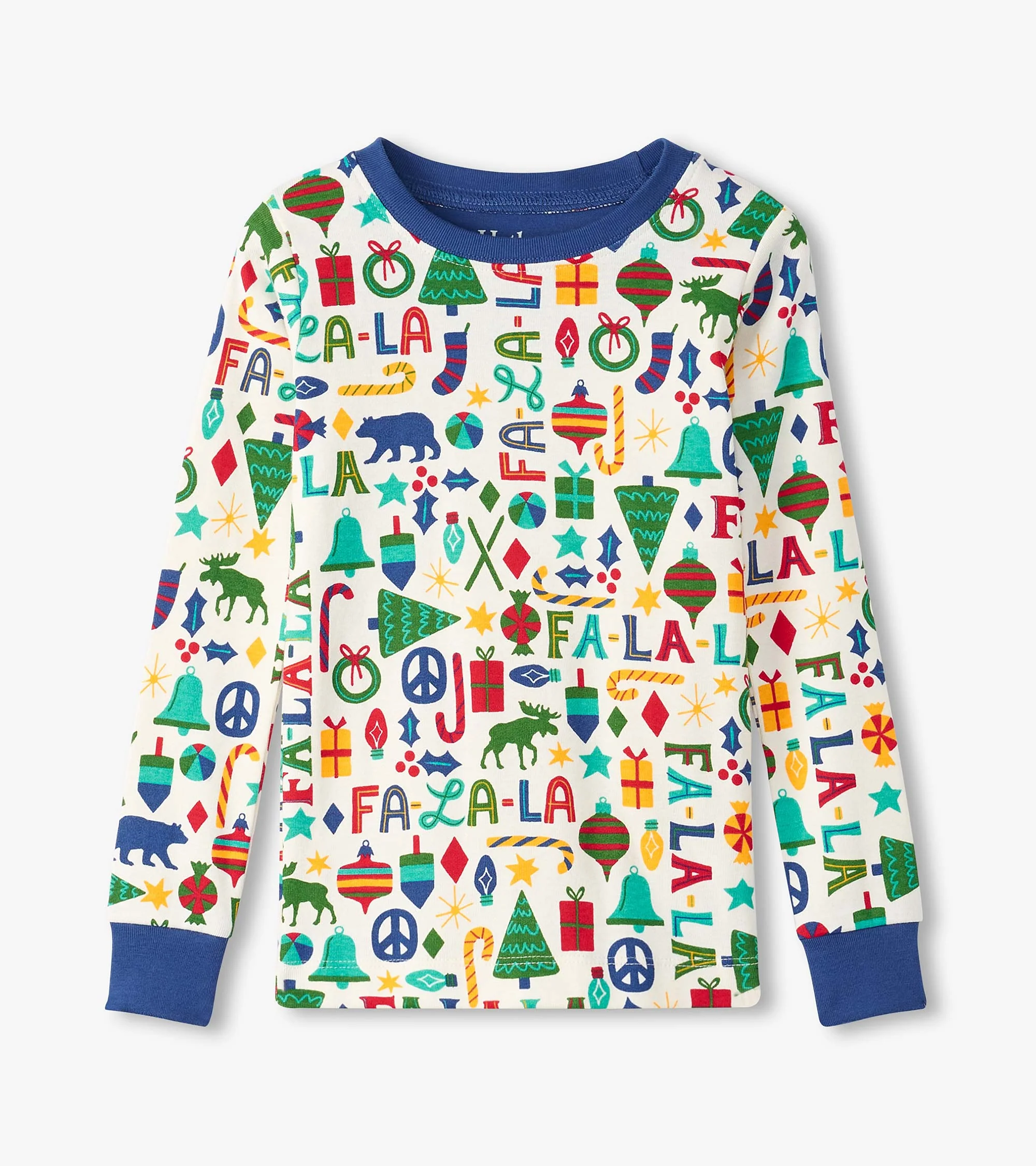 Boys Blue Falala Pajama Set - Image 3