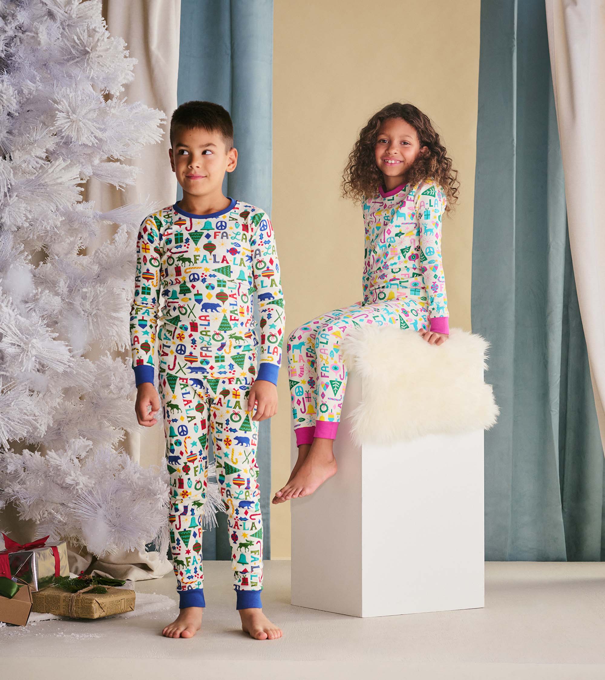 Boys Blue Falala Pajama Set - Image 5