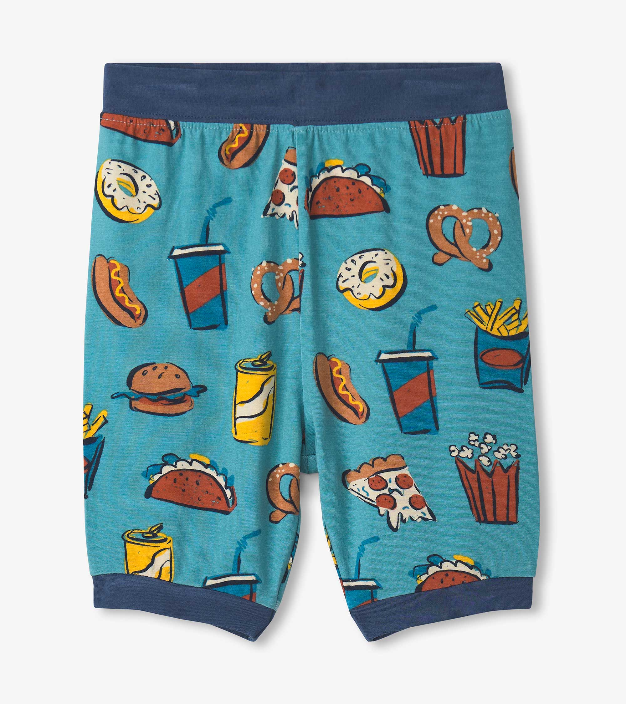 Boys Carnival Food Short Pajama Set - Image 4