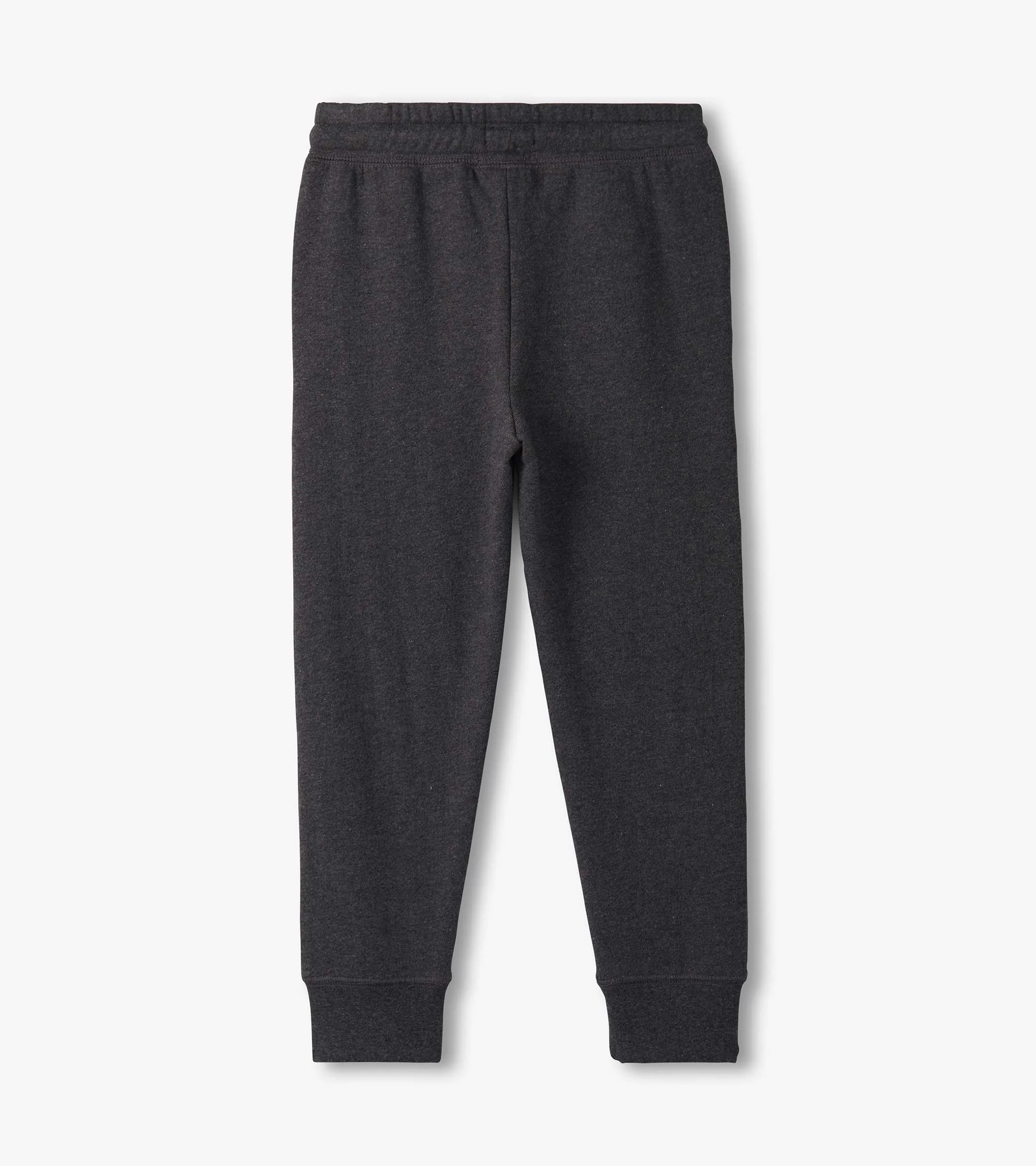Boys Charcoal Melange Joggers - Image 2