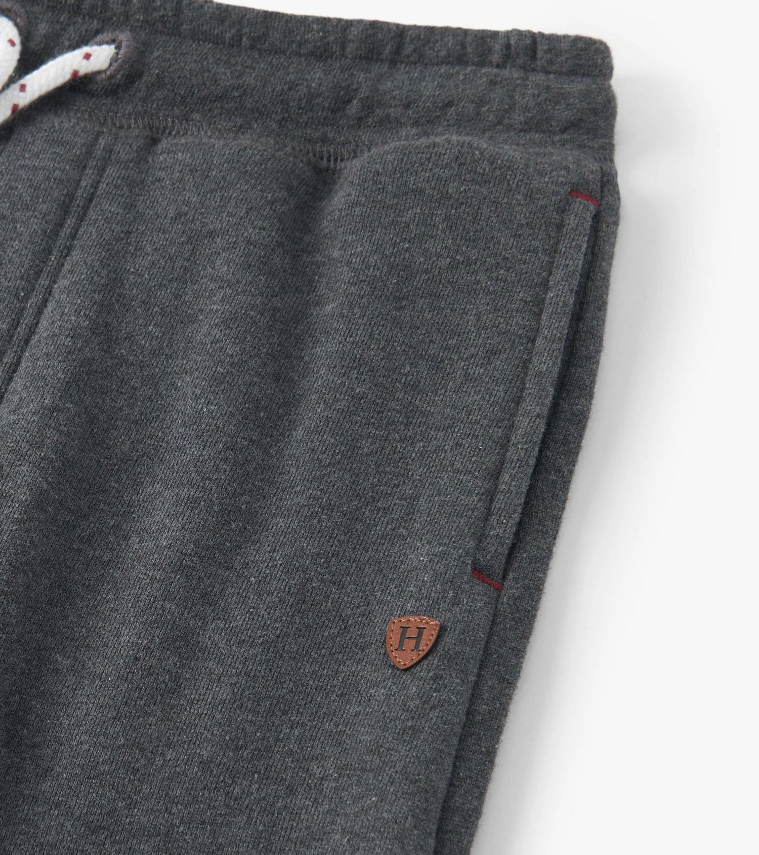 Boys Charcoal Melange Joggers - Image 3