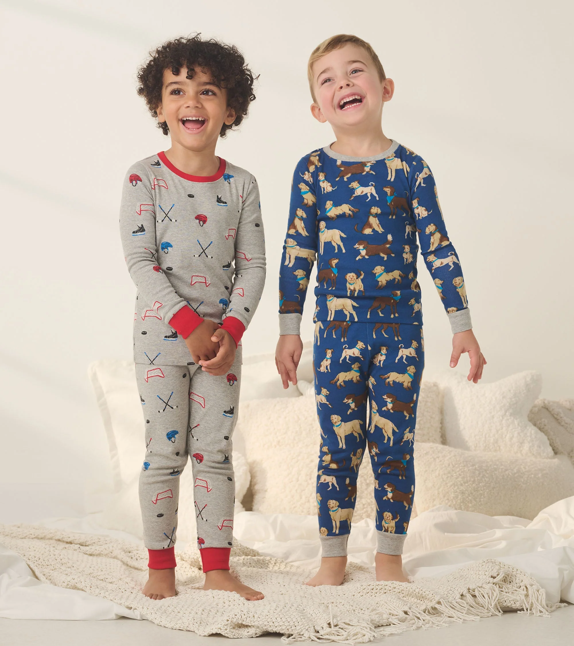 Boys Classic Dogs Organic Cotton Pajama Set - Image 3