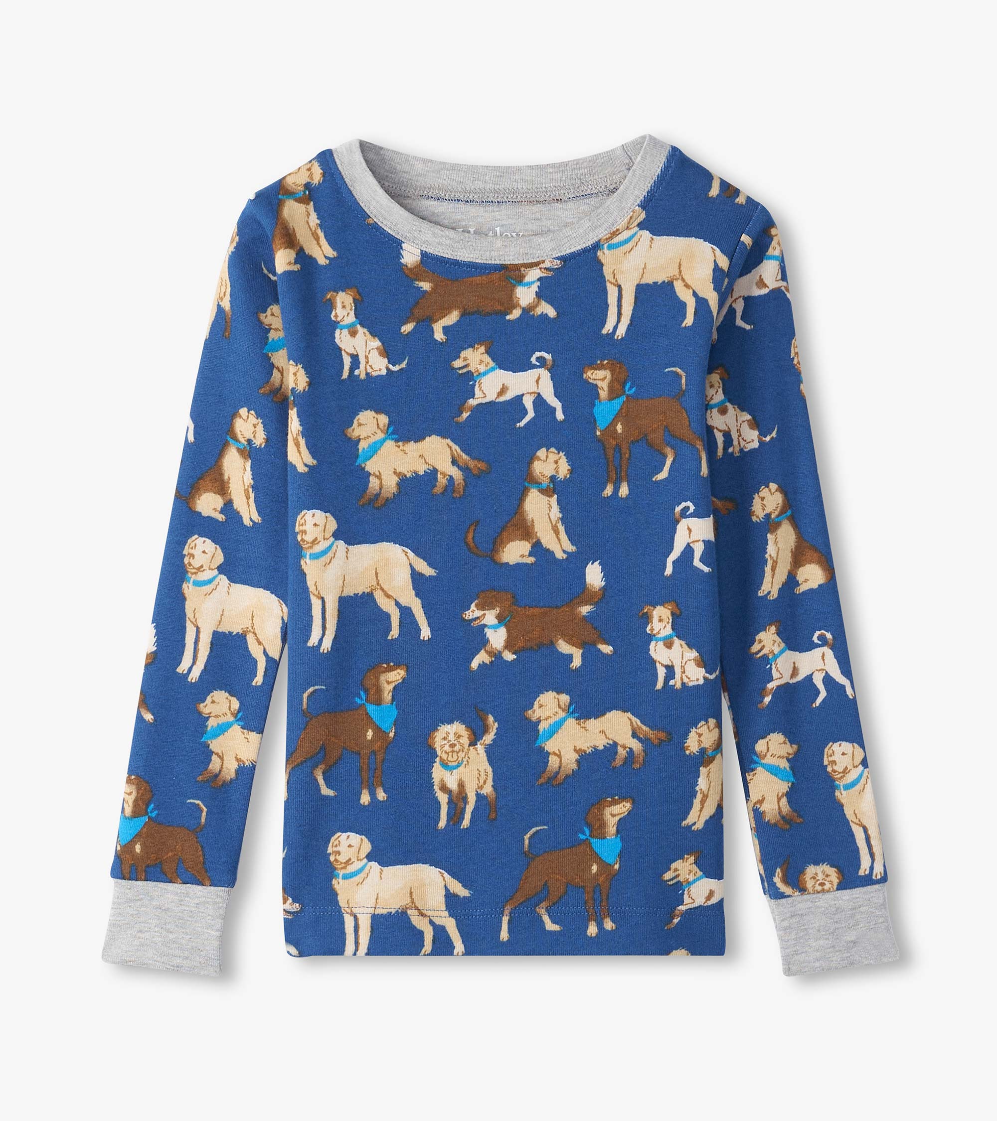 Boys Classic Dogs Organic Cotton Pajama Set - Image 4