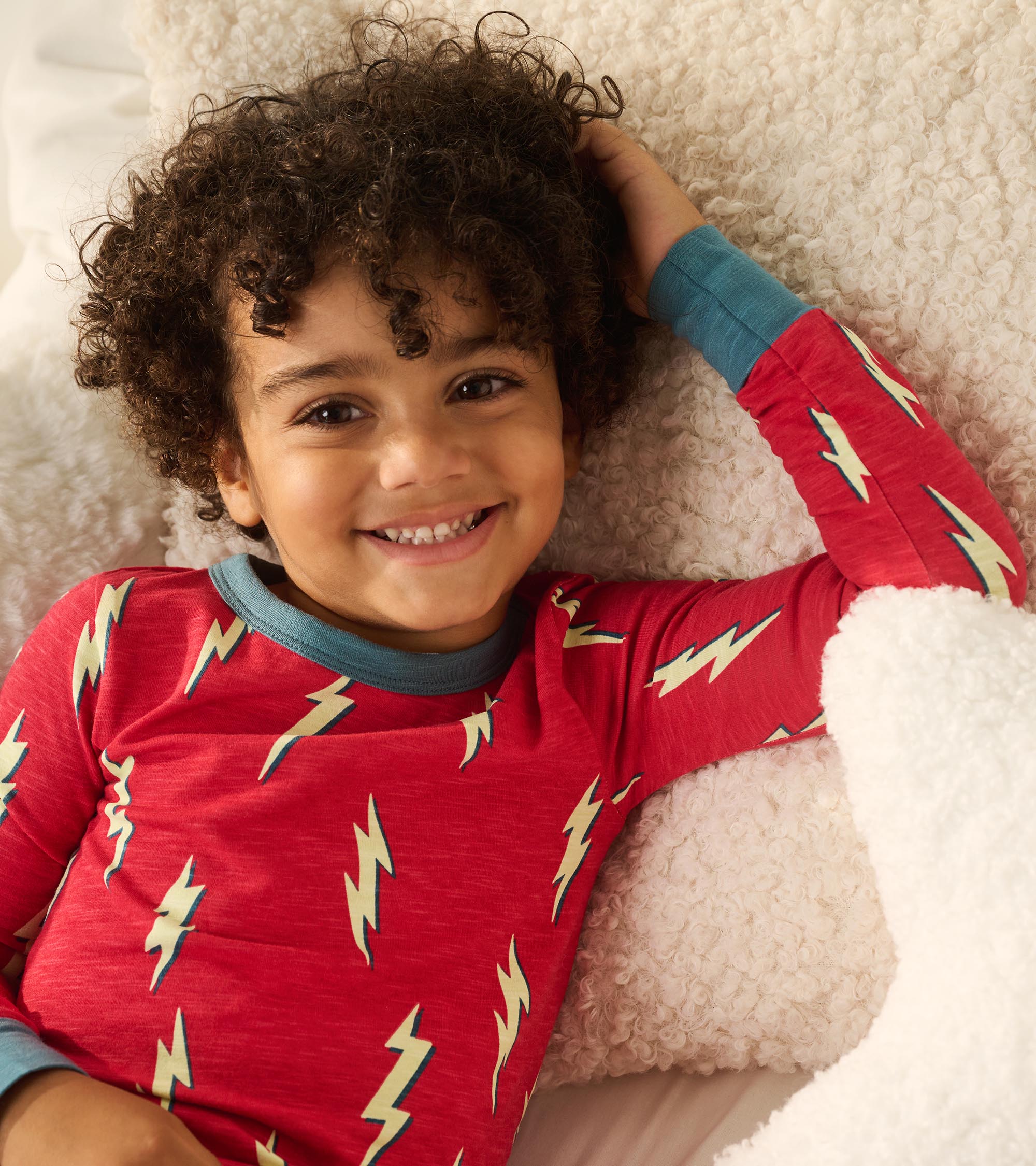 Boys Cool Bolts Pajama Set - Image 4