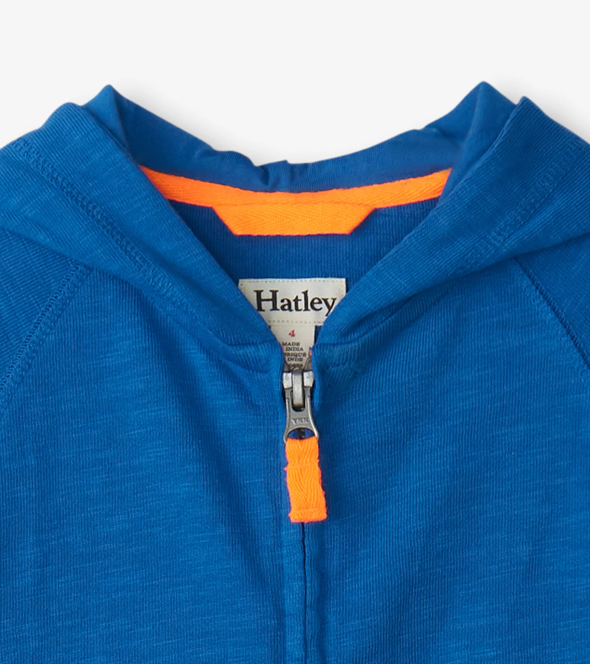 Boys Deep Blue Sky Zip-Up Hoodie - Image 6