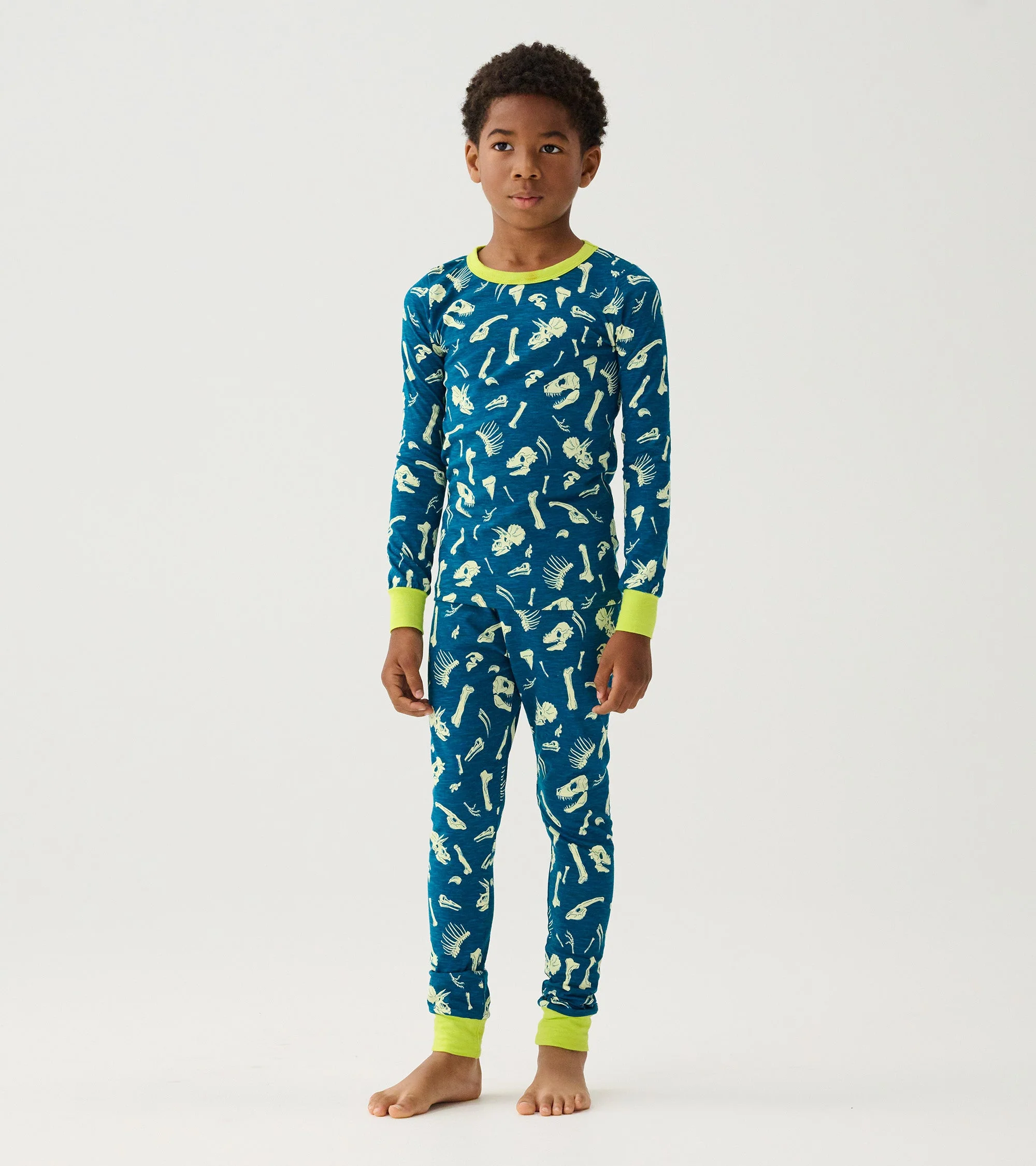 Boys Dino Fossils Pajama Set - Image 6