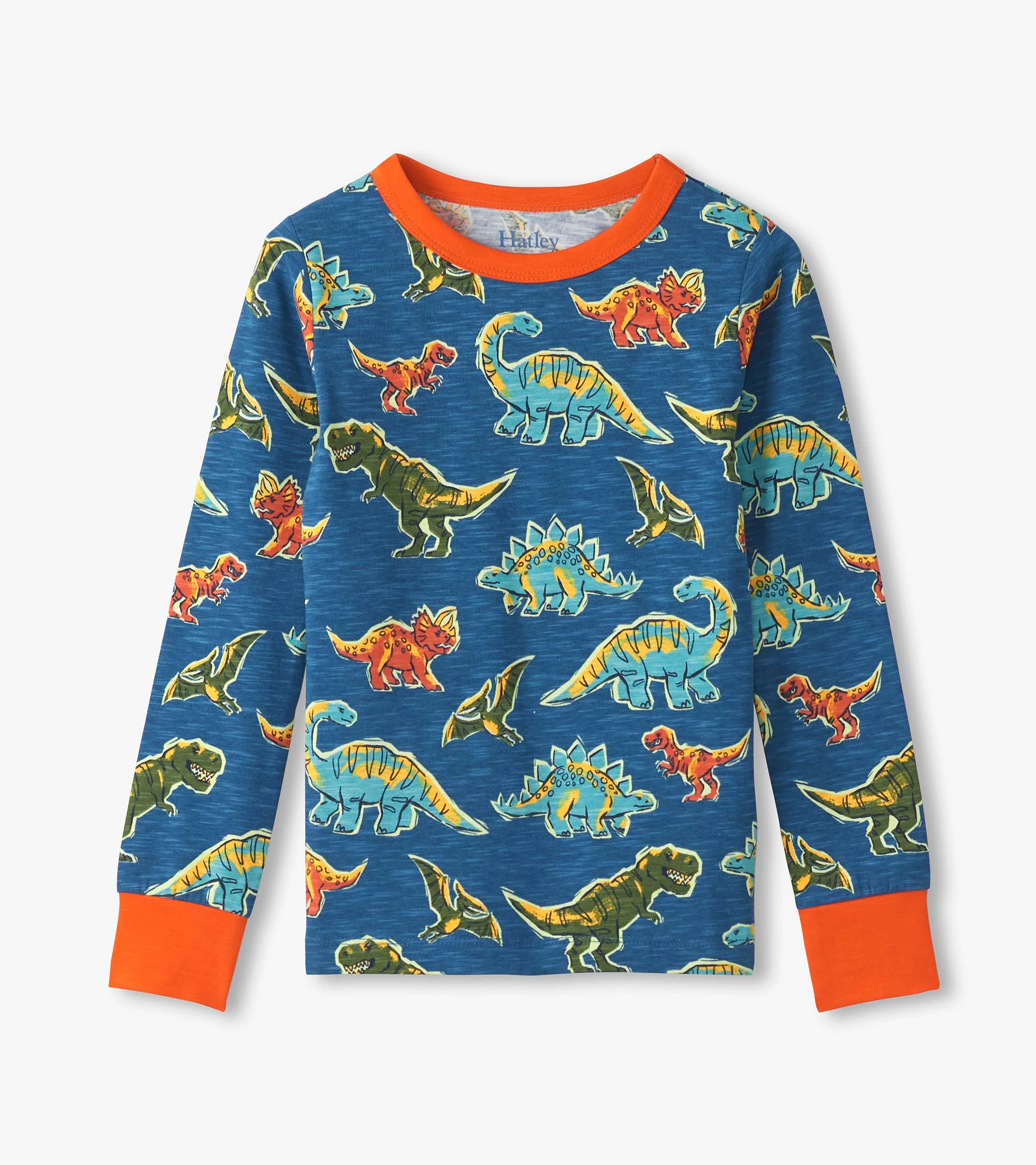 Boys Dino Roar Cotton Pajama Set - Image 2