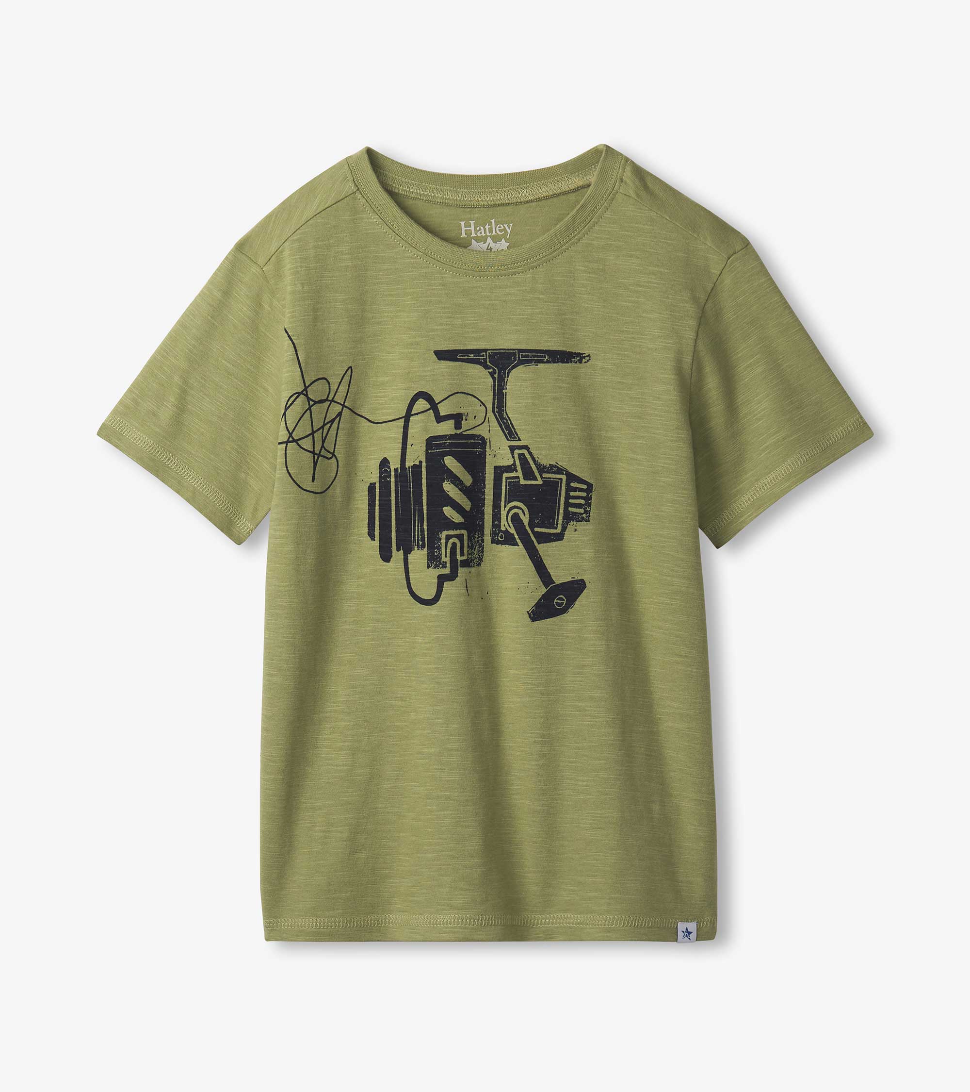 Boys Fishing Reel Graphic Tee