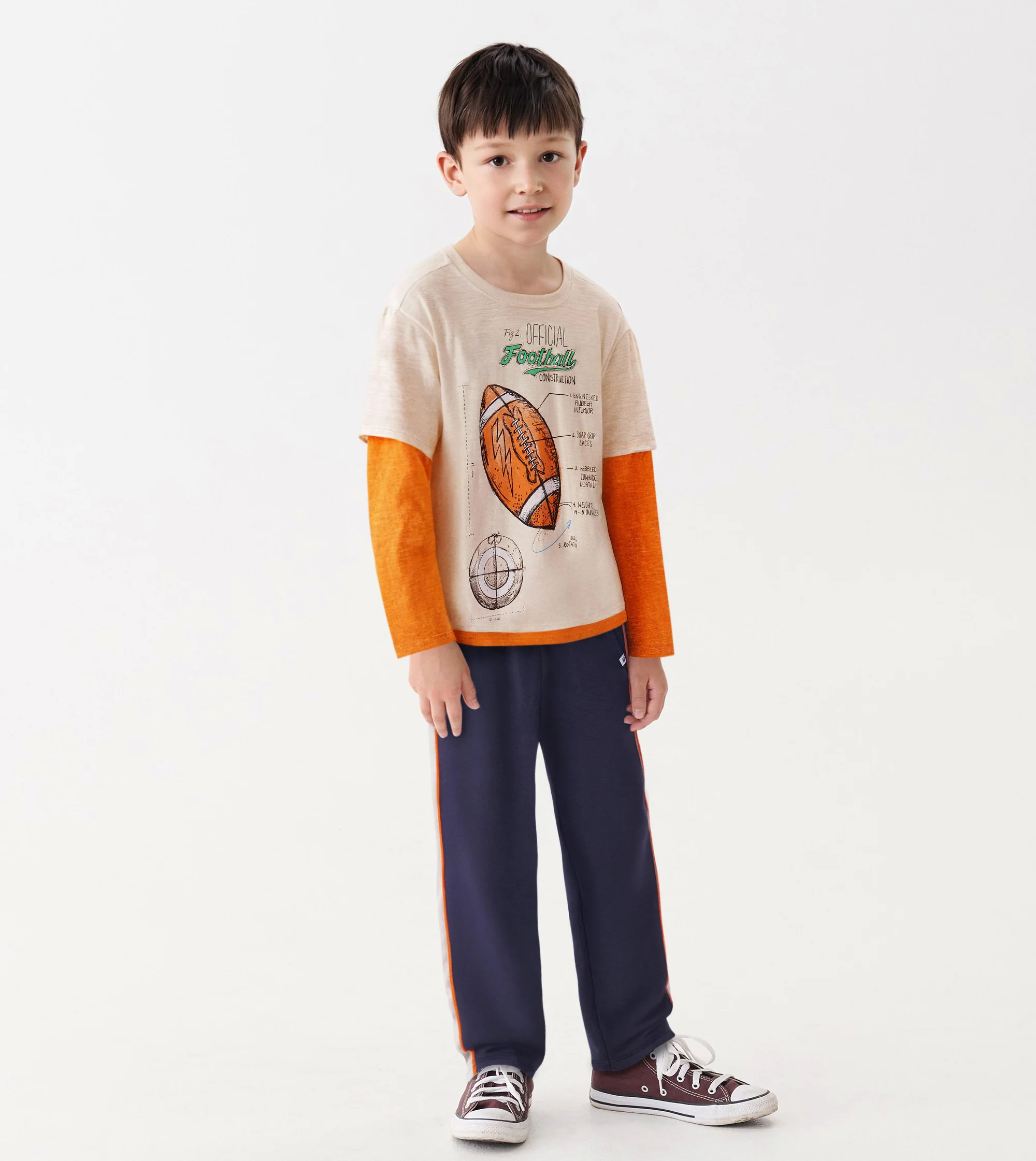 Boys Football Fooler Long Sleeve T-Shirt - Image 2