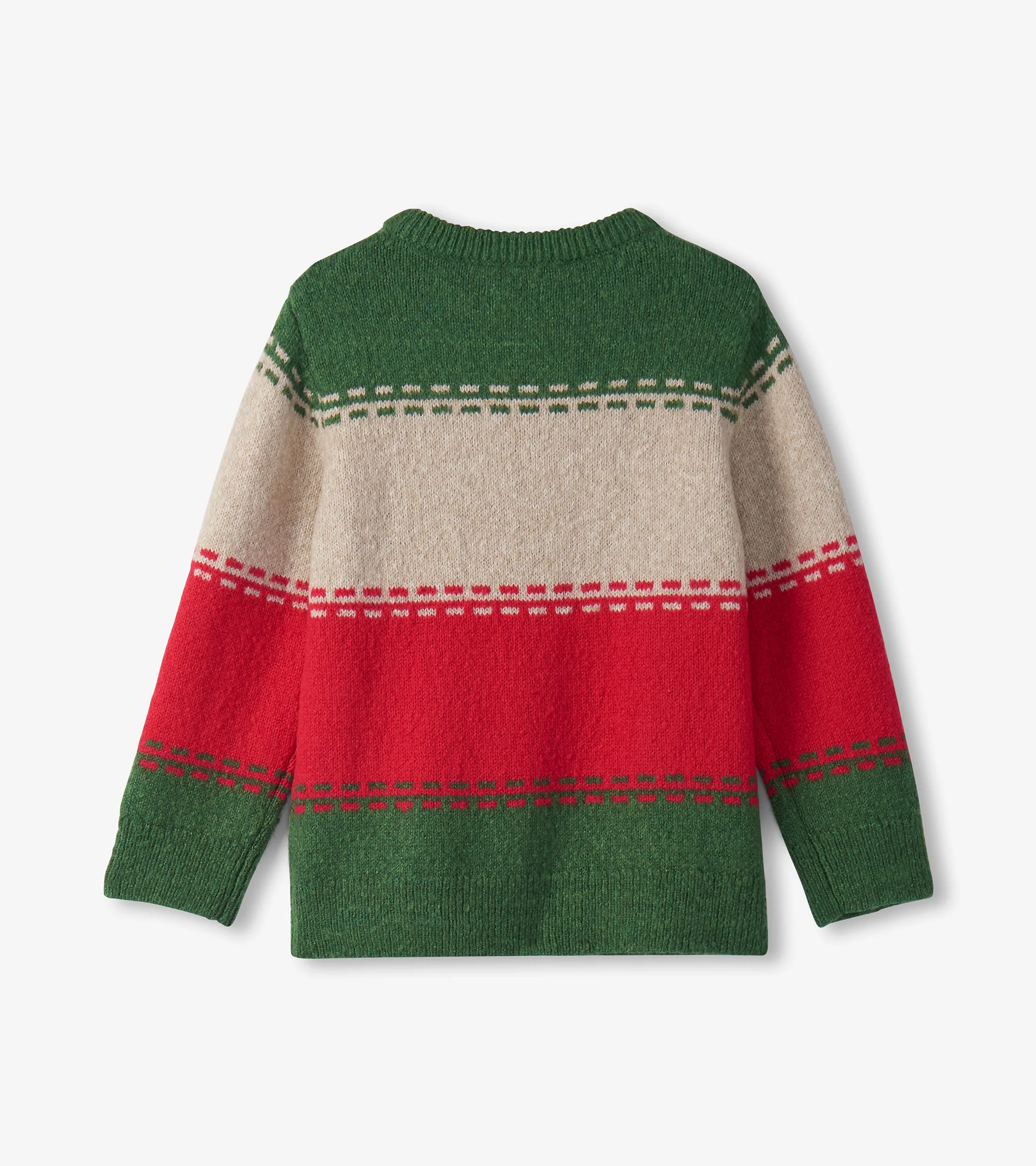 Boys Holiday Combo Crew Neck Sweater - Image 4