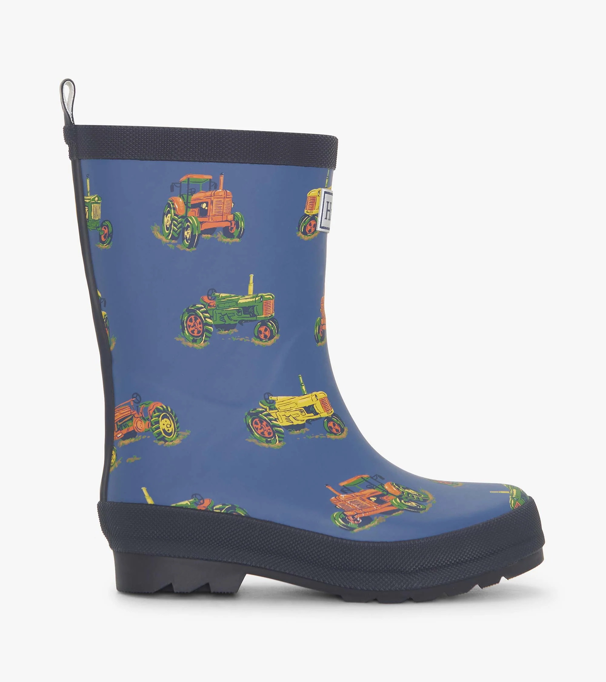 Boys Landscape Tractors Matte Rain Boots - Image 3