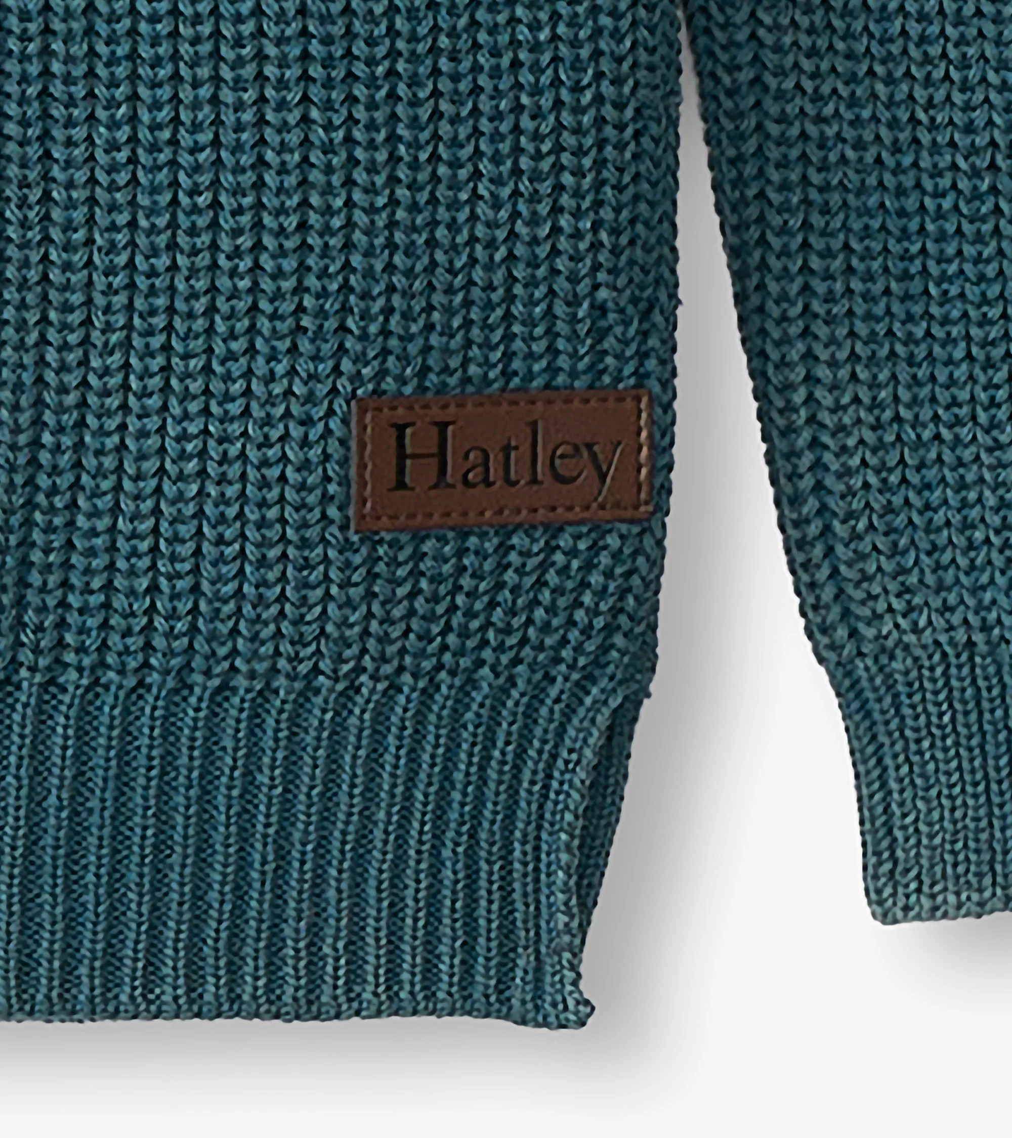 Boys Moroccan Blue Button Neck Sweater - Image 7