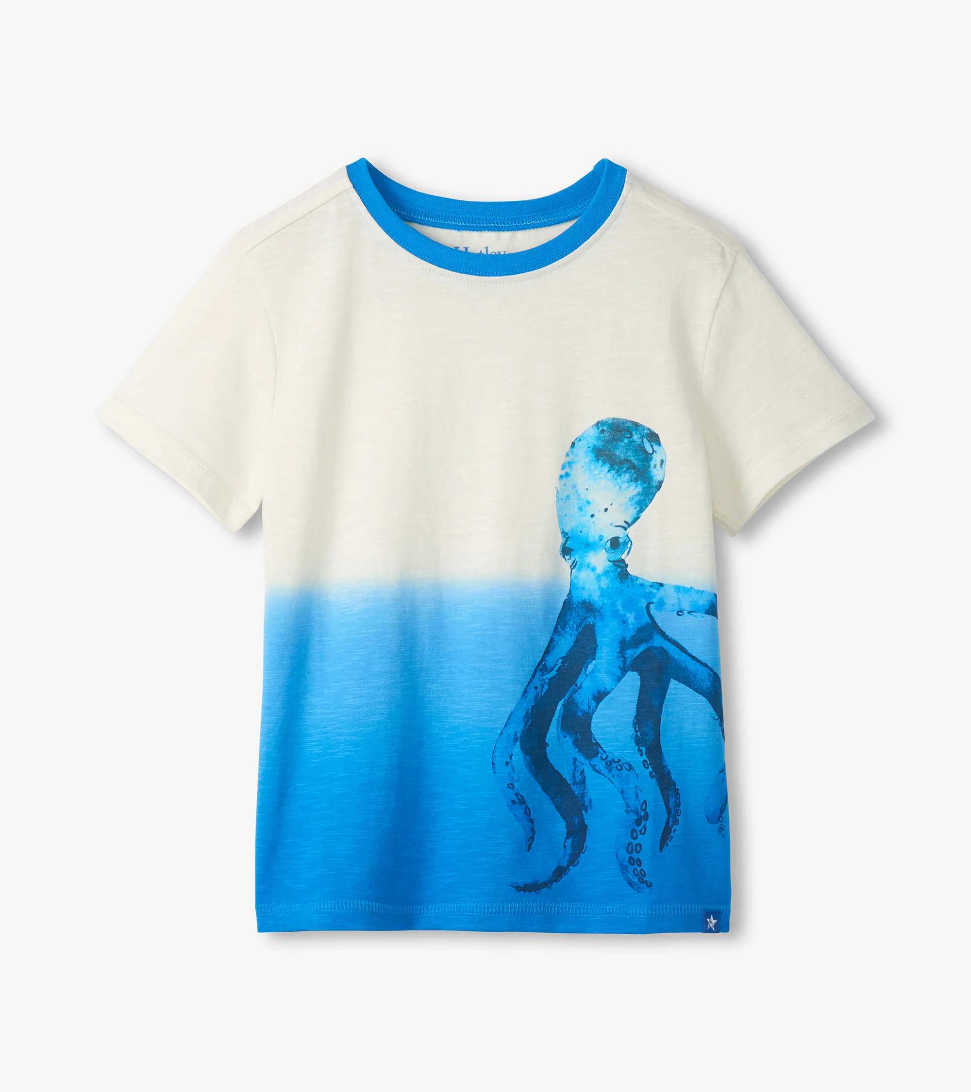 Boys Octopus Dip Dye Graphic Tee