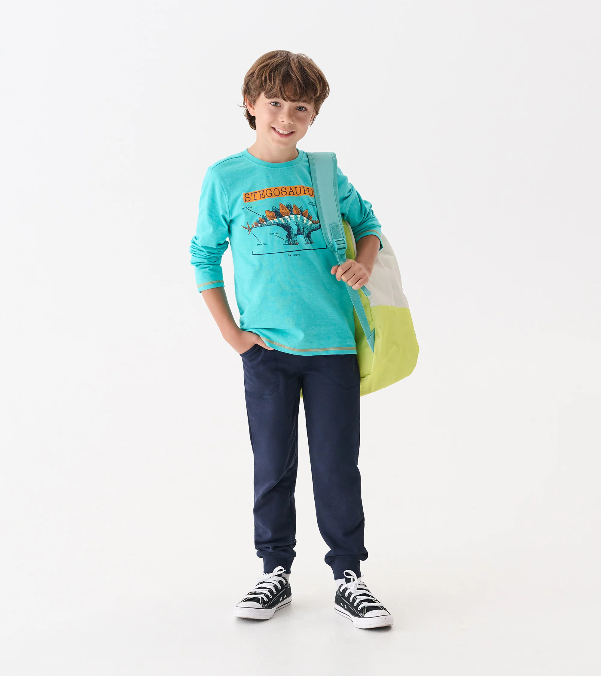 Boys Patriot Blue Polar Fleece Joggers - Image 2