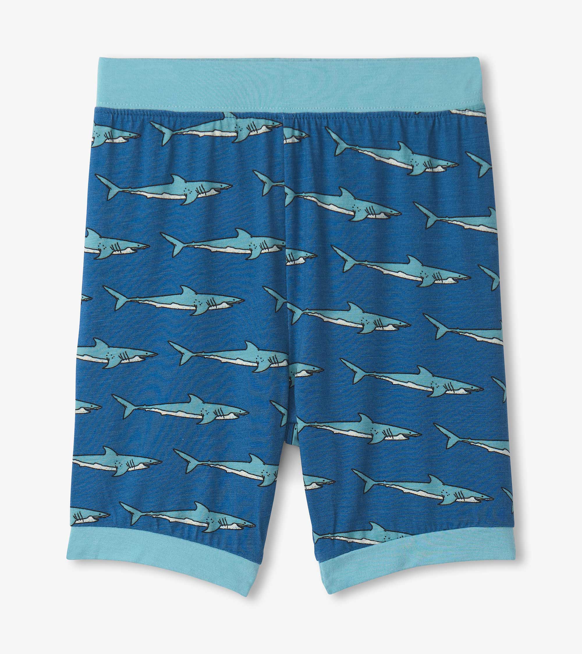 Boys Shark Tank Bamboo Short Pajama Set - Image 4