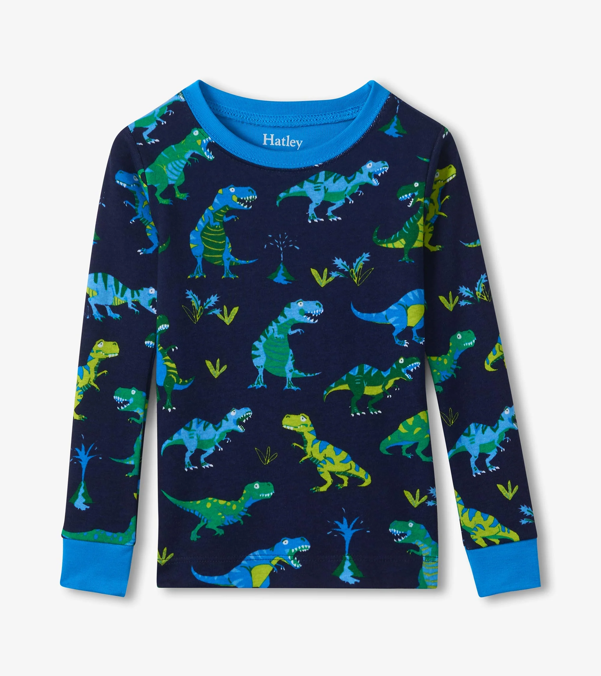 Boys Sharptooth Rex Long Sleeve Pajama Set - Image 2