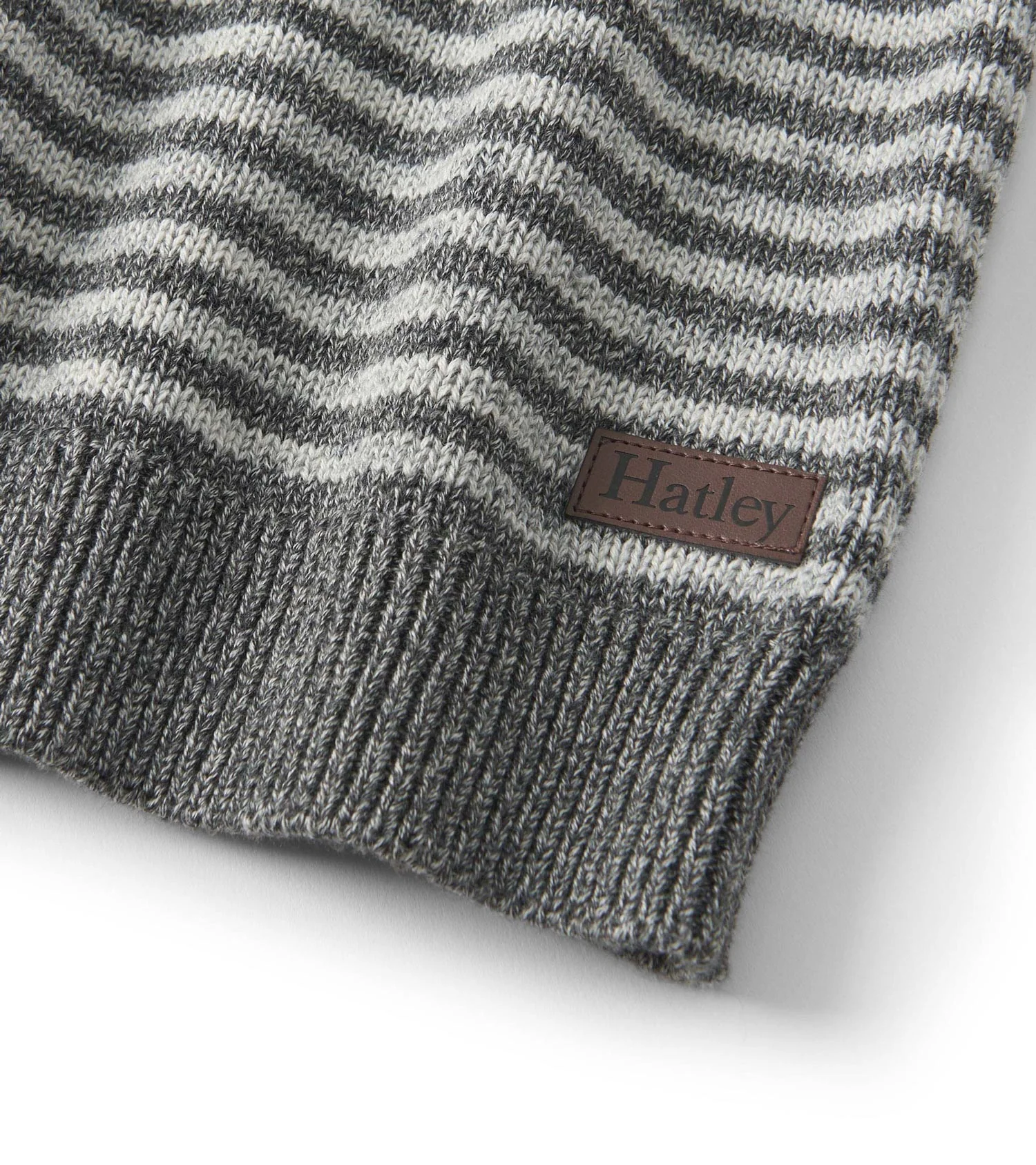 Boys Speckle Stripe Crew Neck Sweater - Image 4