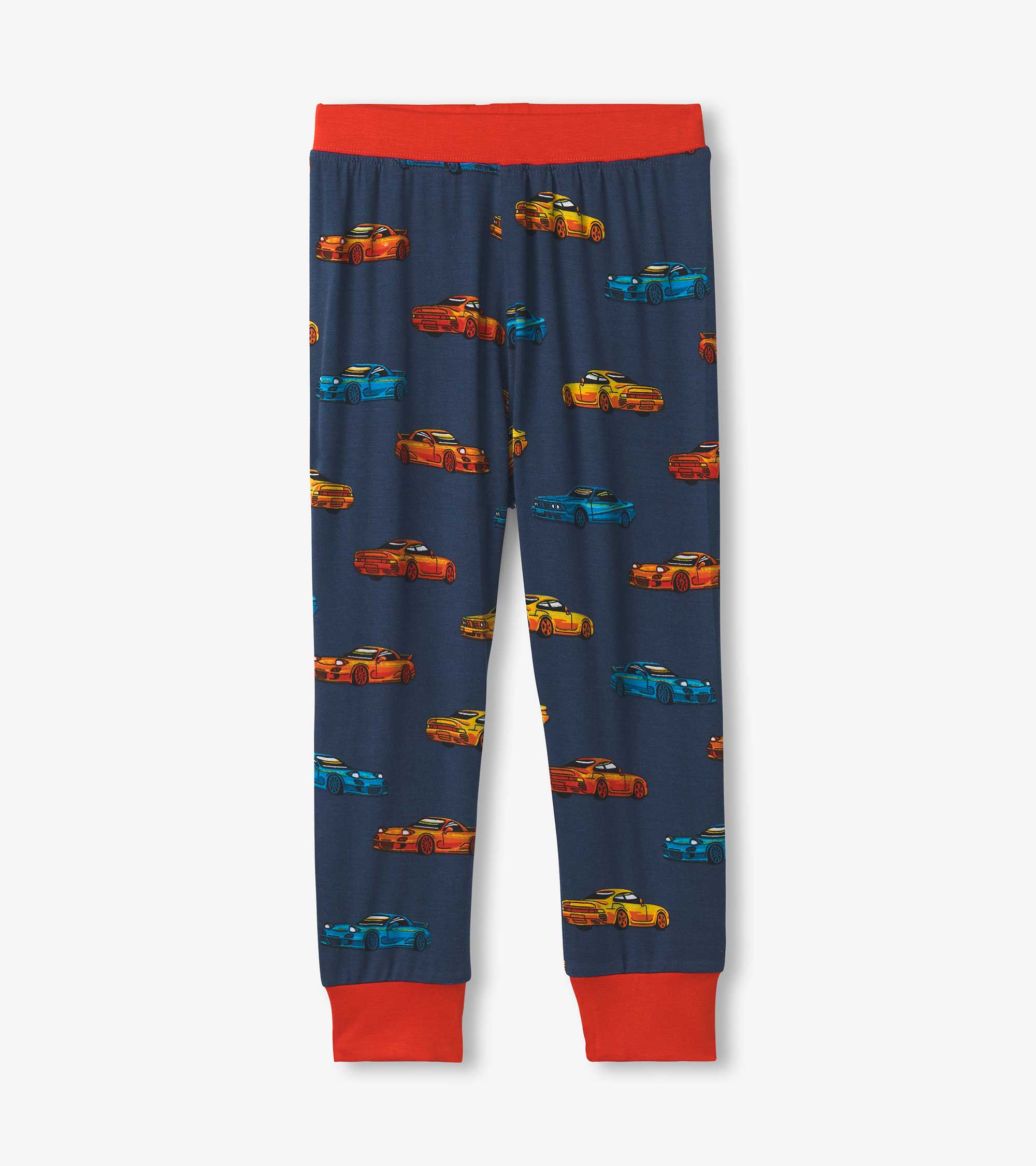 Boys Sport Cars Bamboo Pajama Set - Image 4