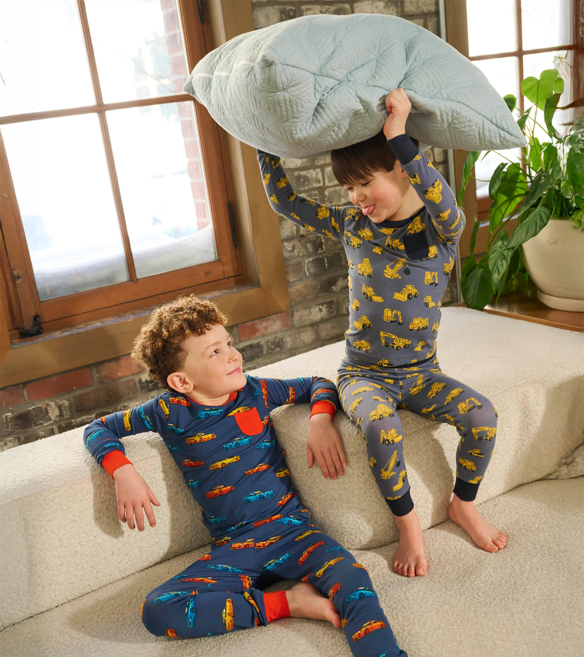 Boys Sport Cars Bamboo Pajama Set - Image 5