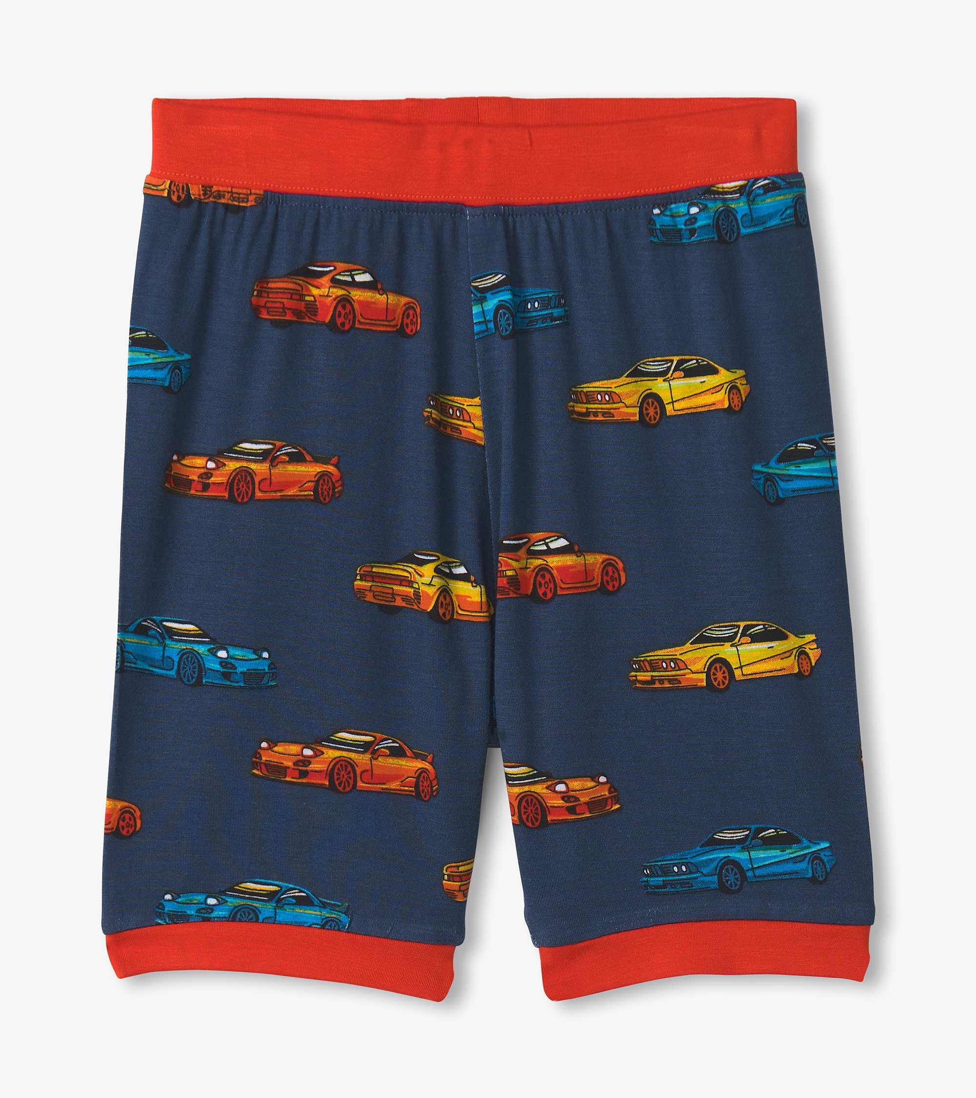 Boys Sport Cars Bamboo Short Pajama Set - Image 3