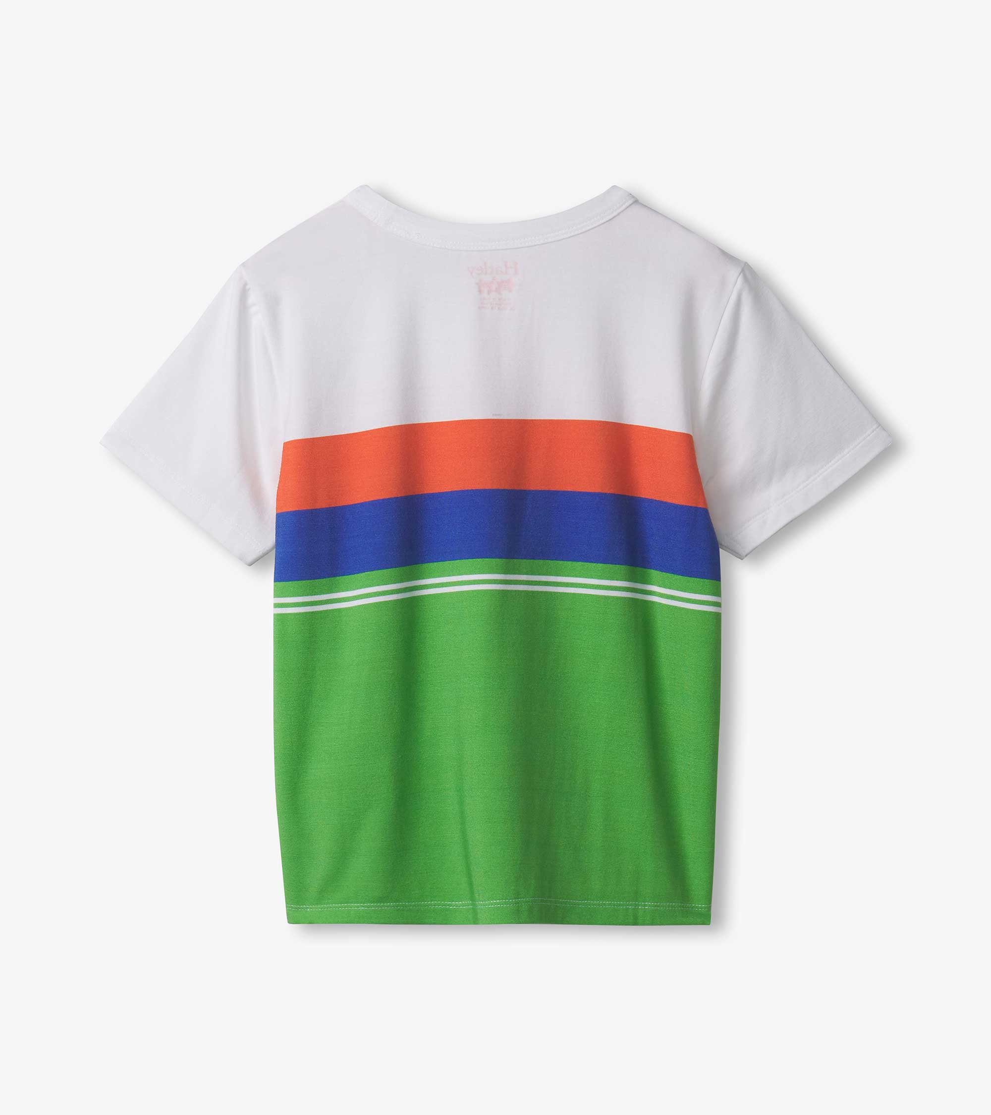 Boys Spring Colour Block Colour Block Bamboo T-Shirt - Image 2