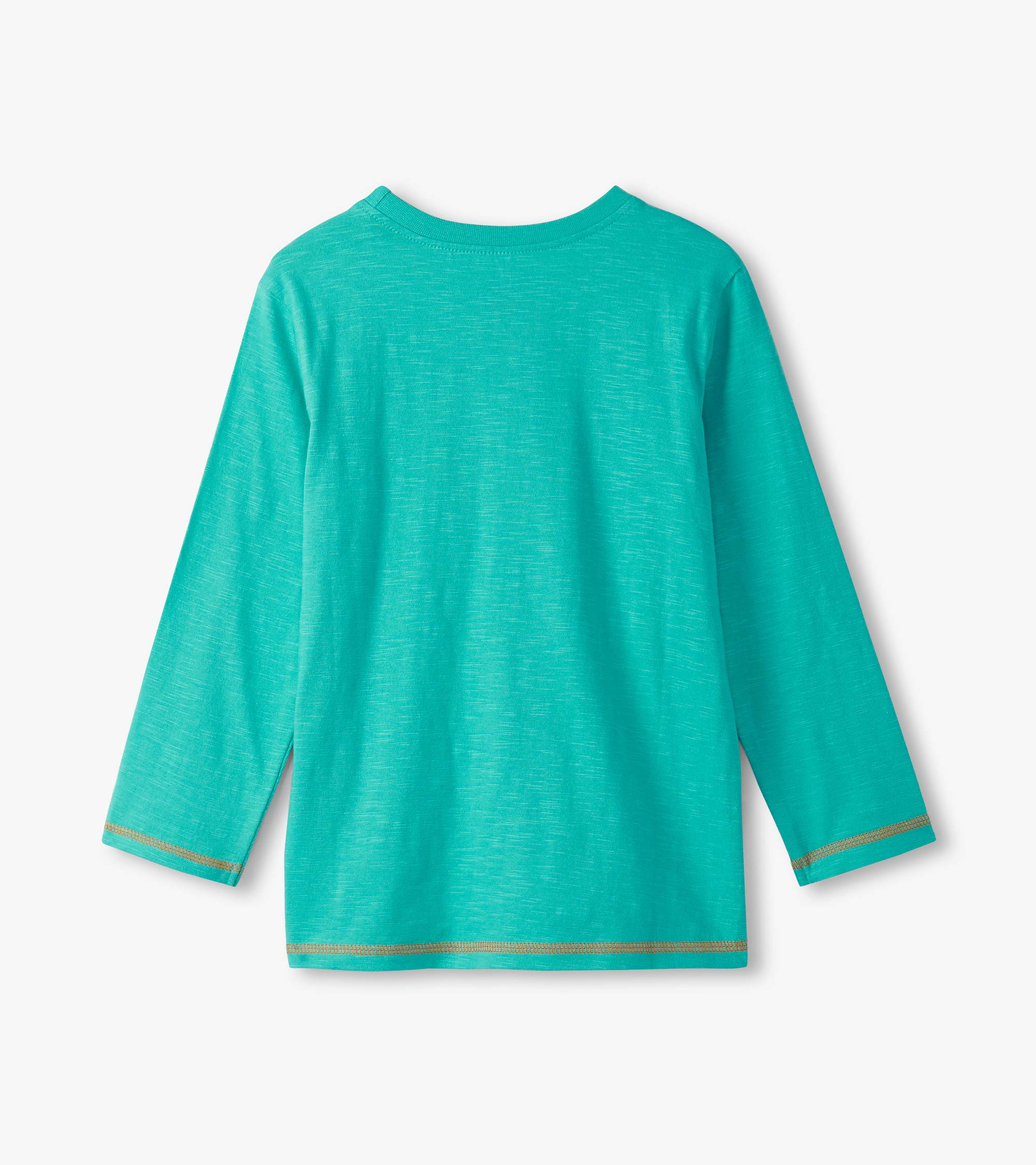 Boys Stegosaurus Glow in the Dark Long Sleeve Graphic Tee - Image 4