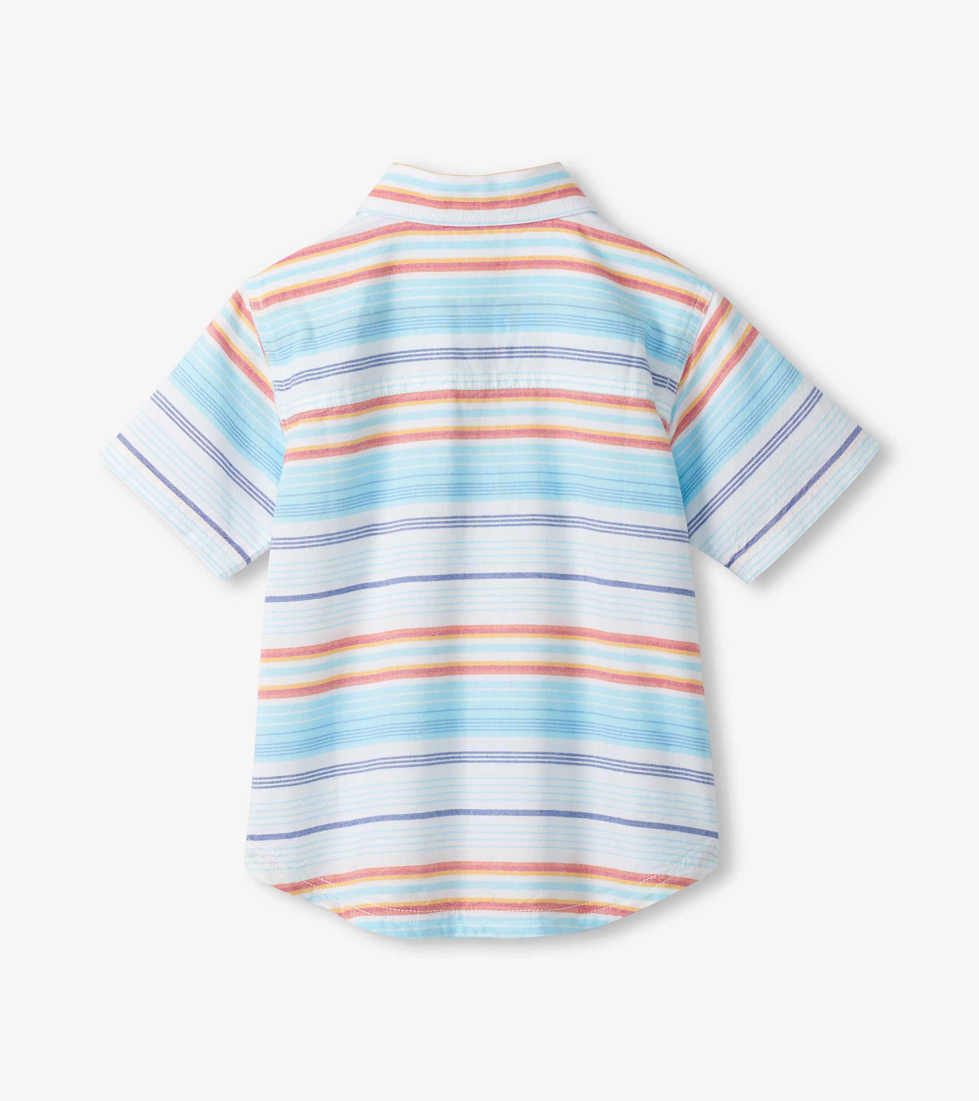 Boys Sunset Stripes Button Down Shirt - Image 2