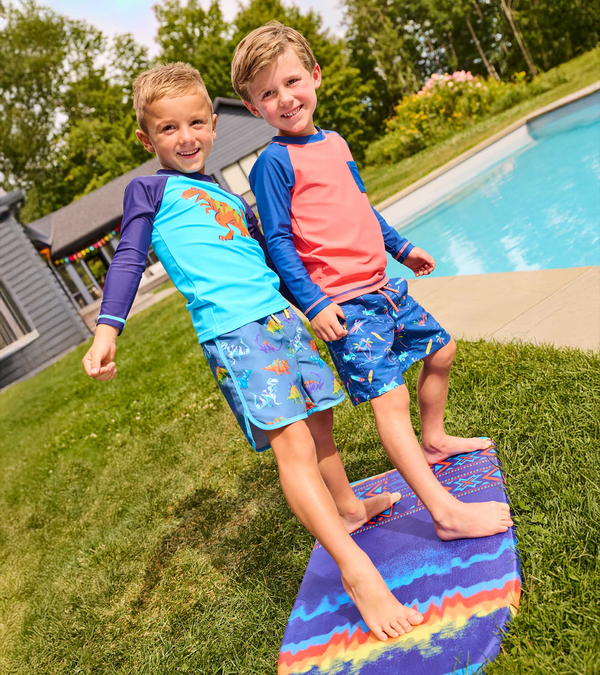 Boys Tropical Swim Trunks - Image 5