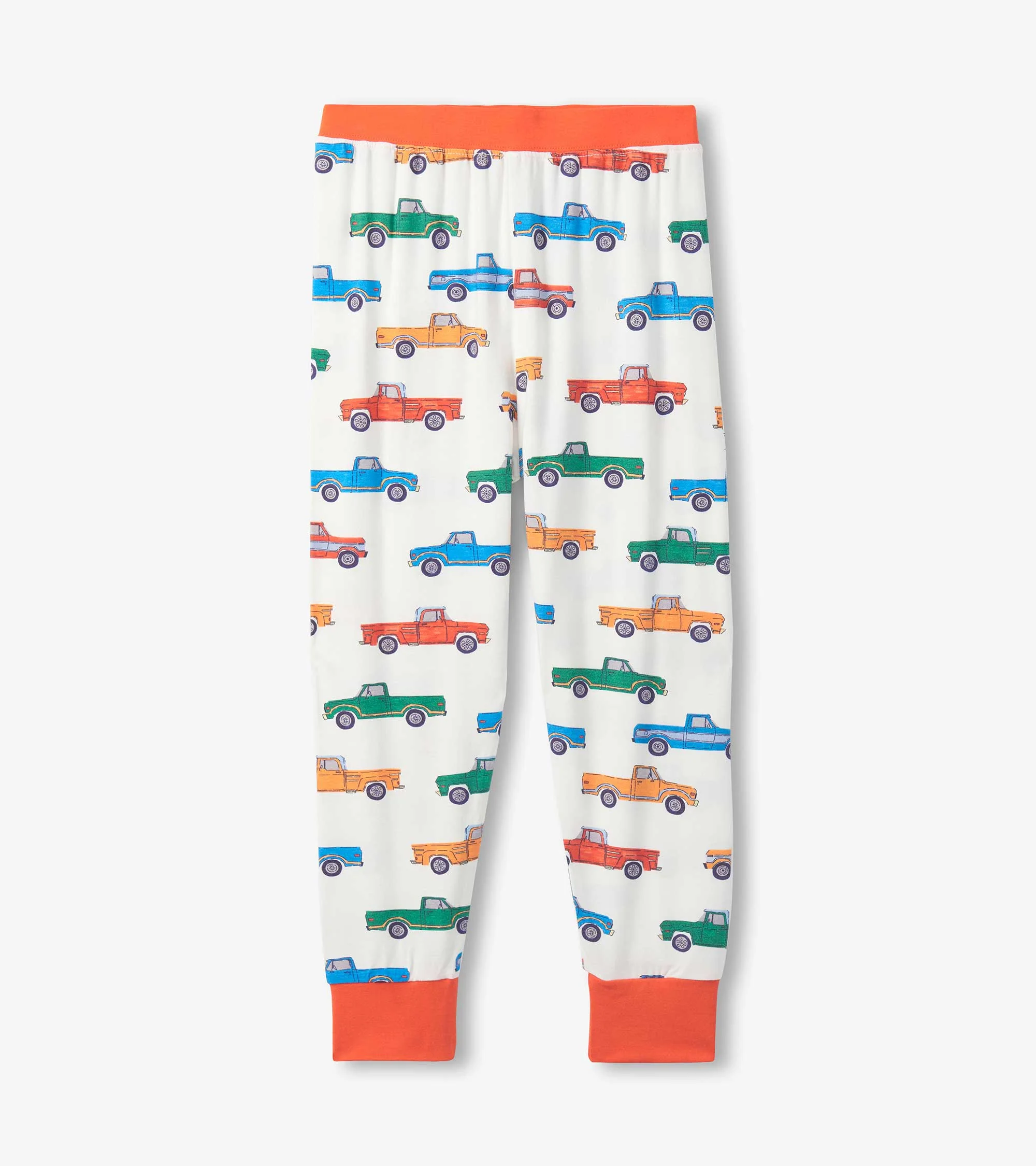 Boys Trucks Bamboo Pajama Set - Image 3