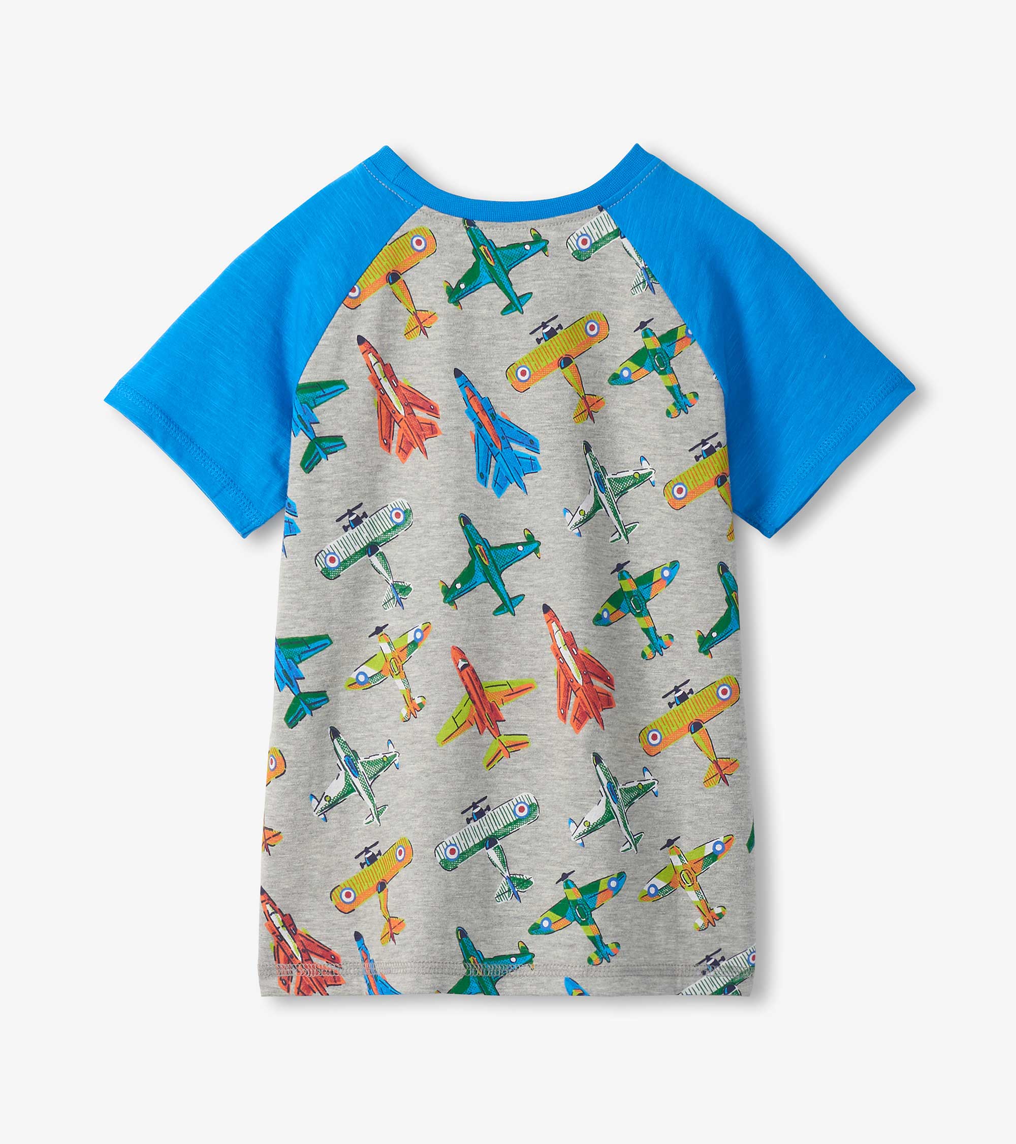 Boys Vintage Aircrafts Raglan T-Shirt - Image 2