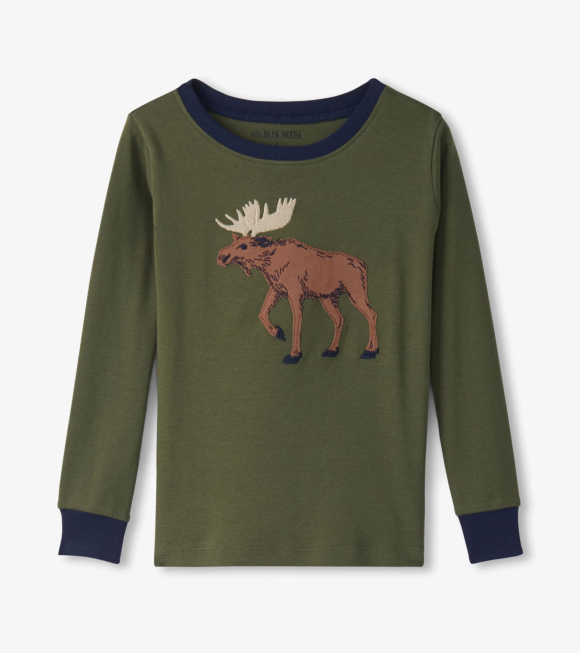 Boys Wild Moose Pajama Set - Image 3