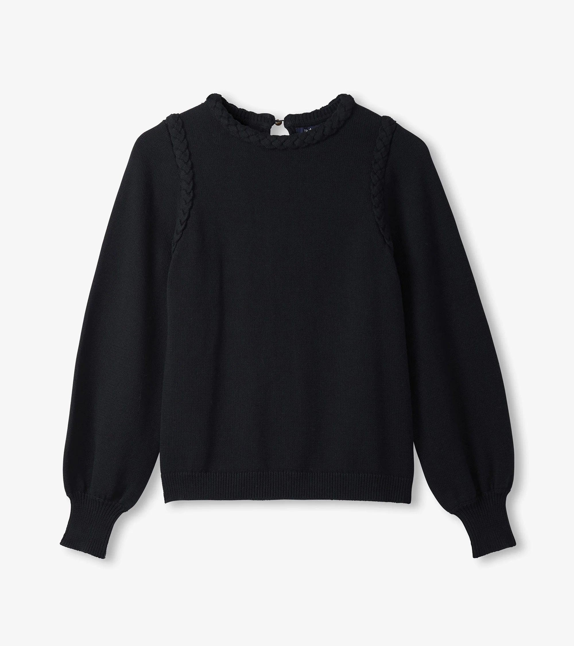 Braided Sweater - Black - Image 2