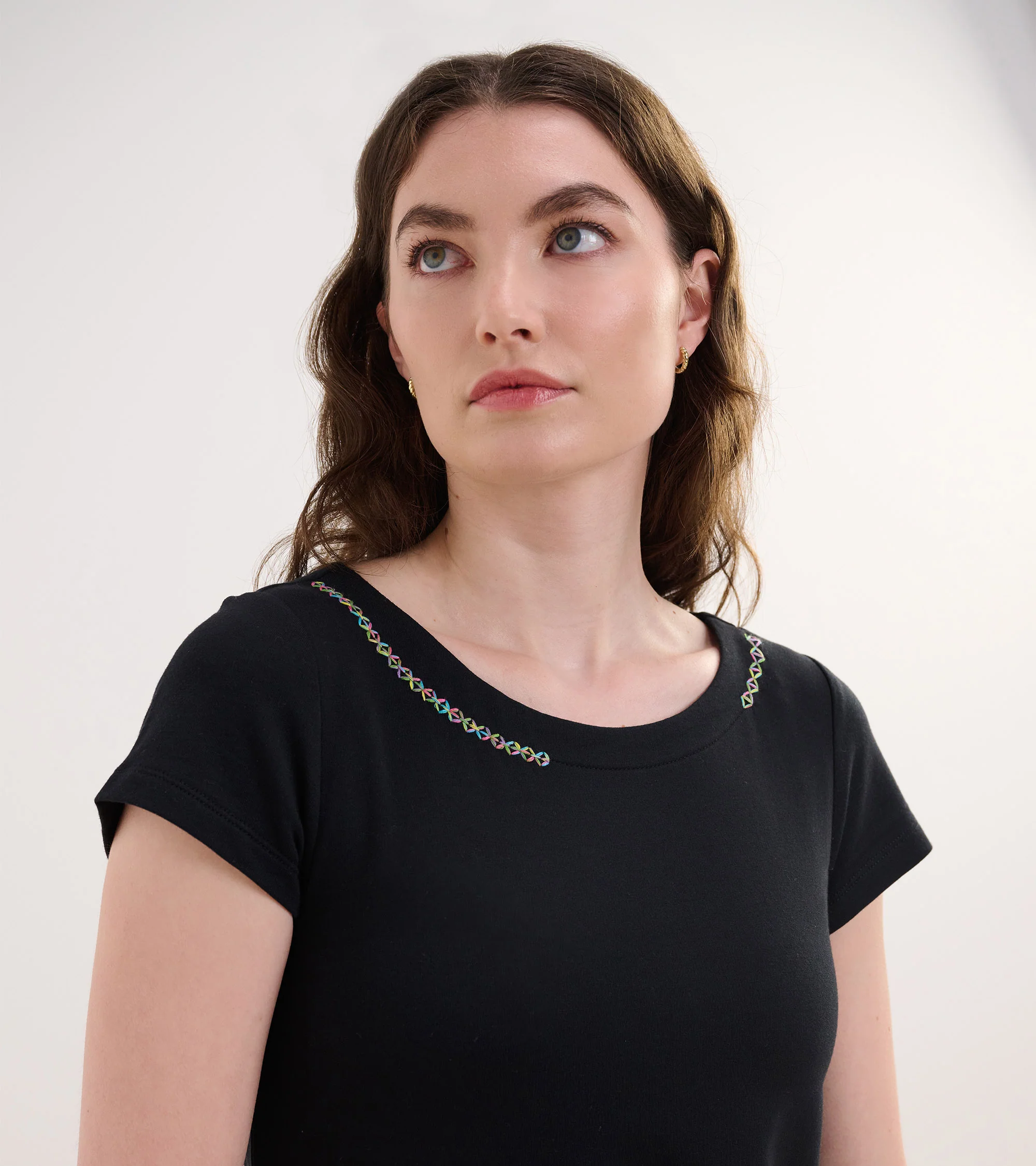 Brooke Dress - Black French Terry - Image 3