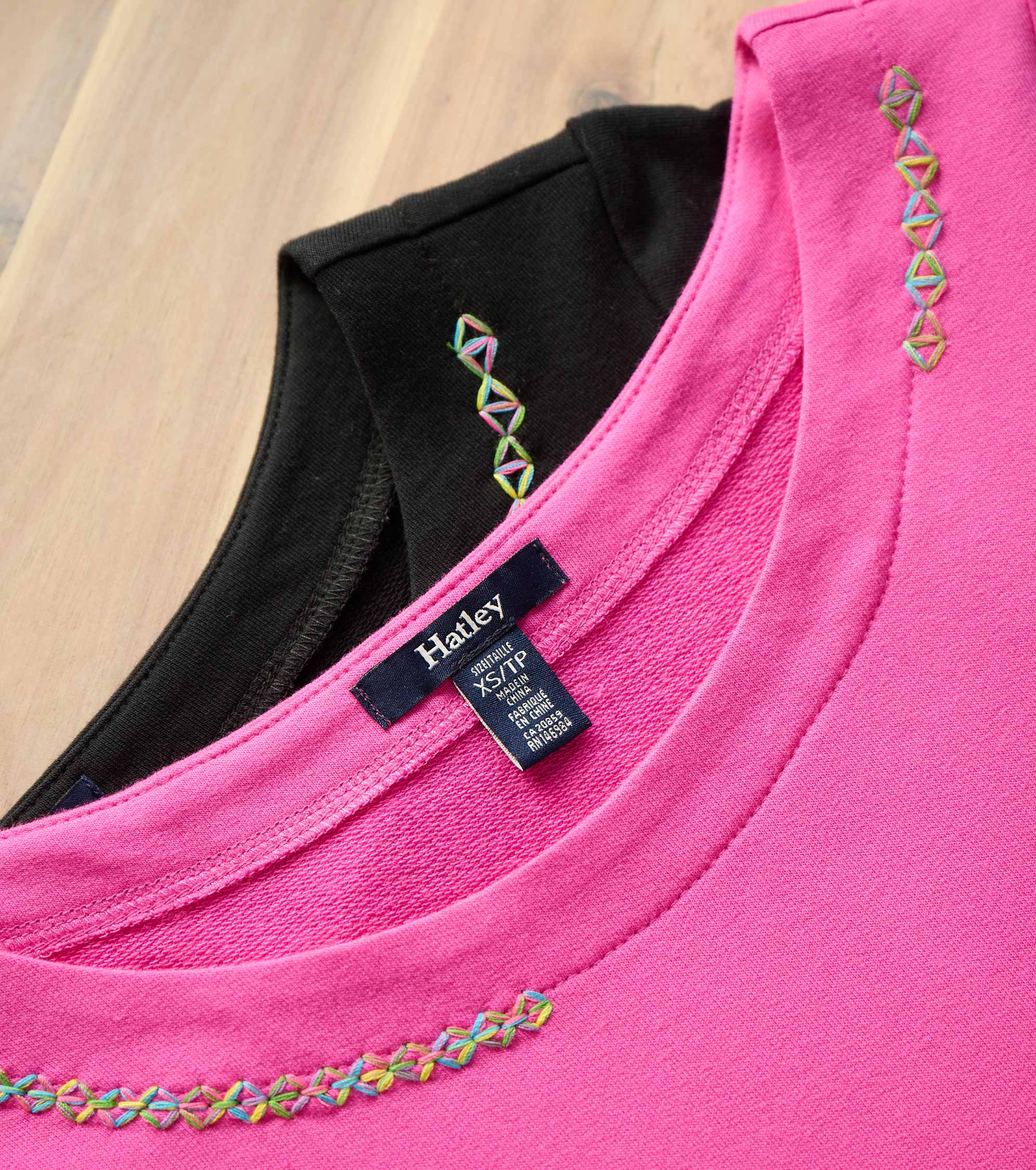 Brooke Dress - Fuchsia French Terry - Image 5