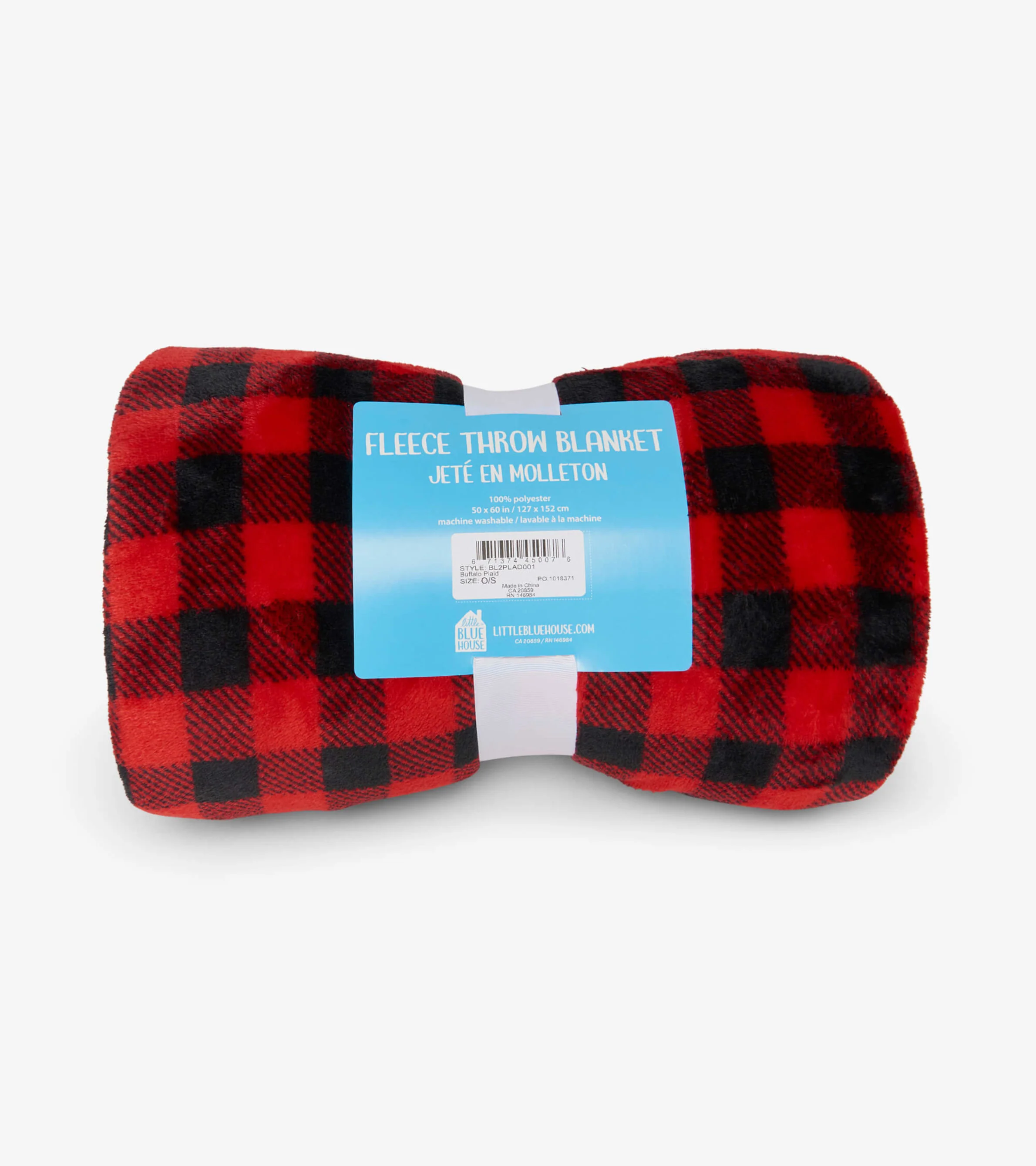 Buffalo Plaid Fleece Blanket - Image 2