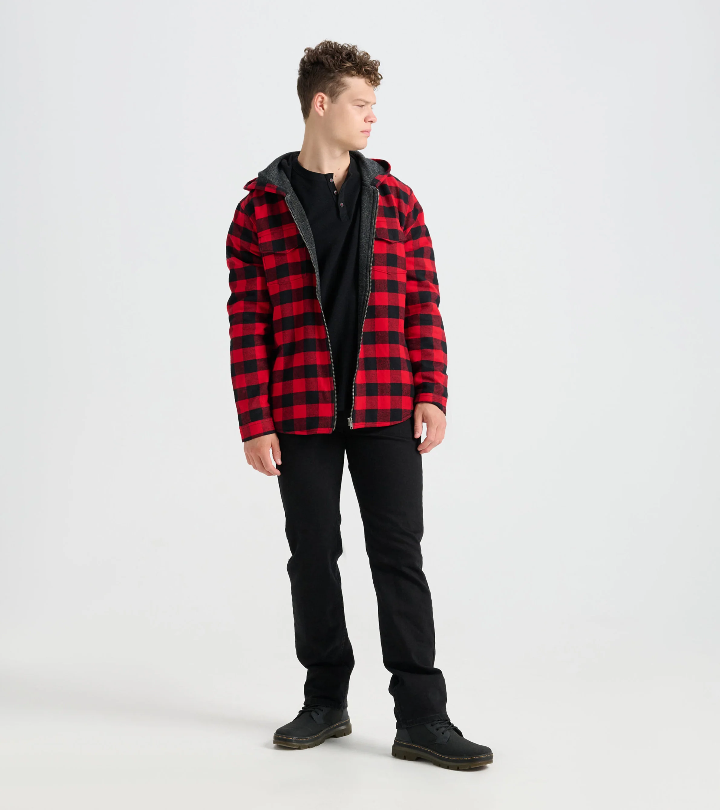 Buffalo Plaid Men's Heritage Flannel Jacket - Image 2