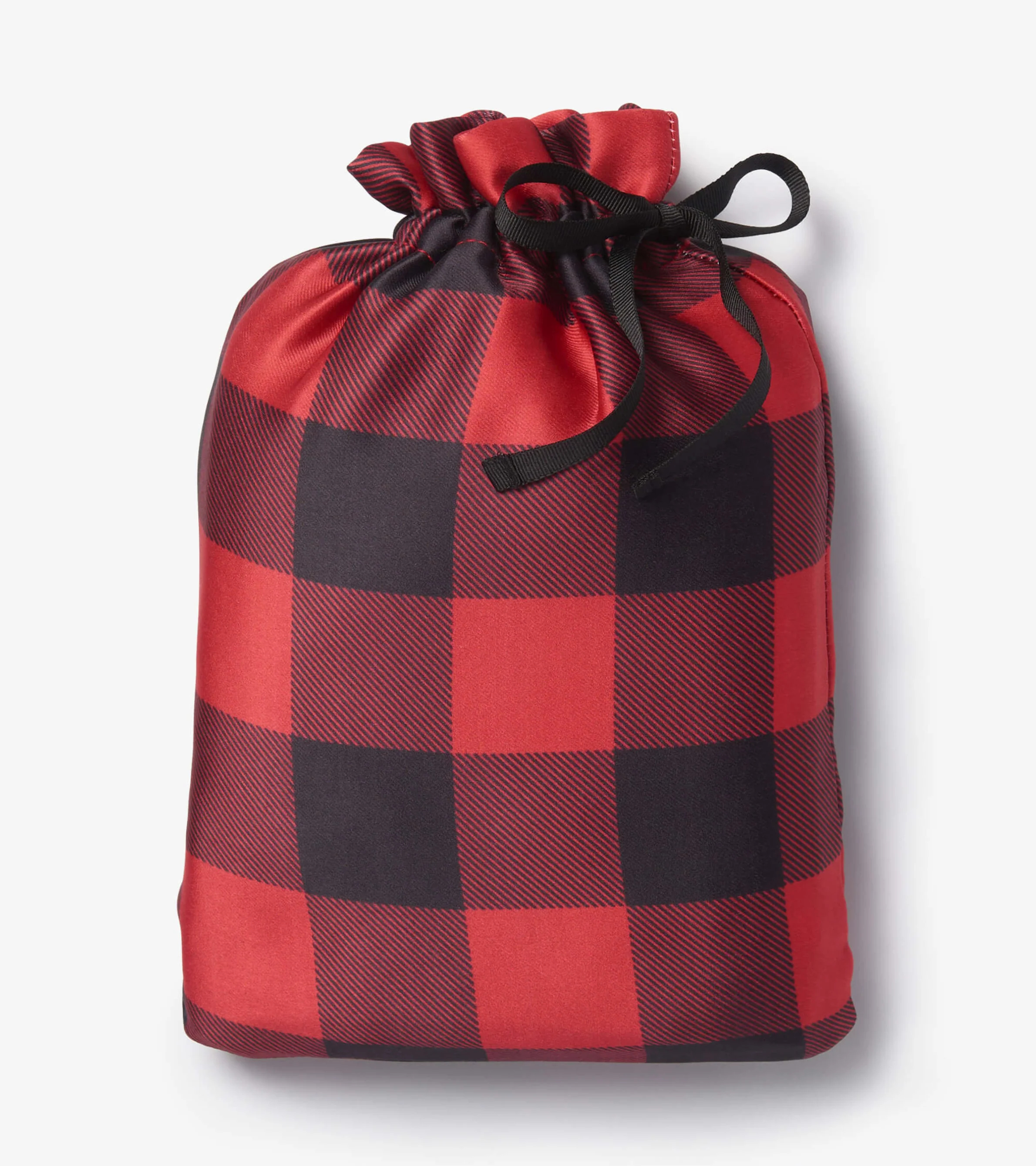 Buffalo Plaid Reusable Gift Bag Set - Image 2