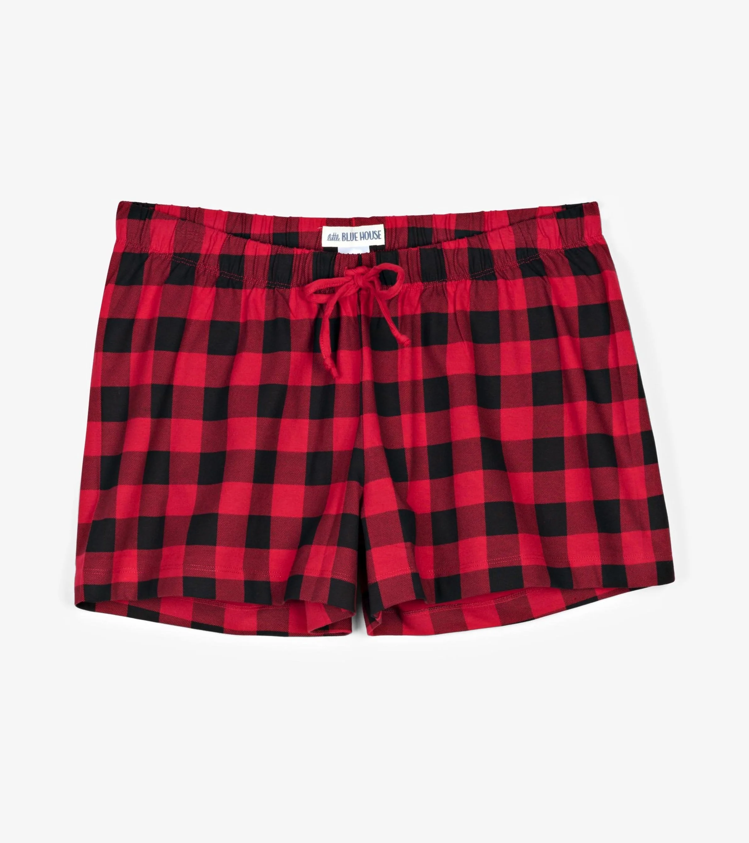 Buffalo Plaid Women's Cotton Sleep Shorts - Image 4