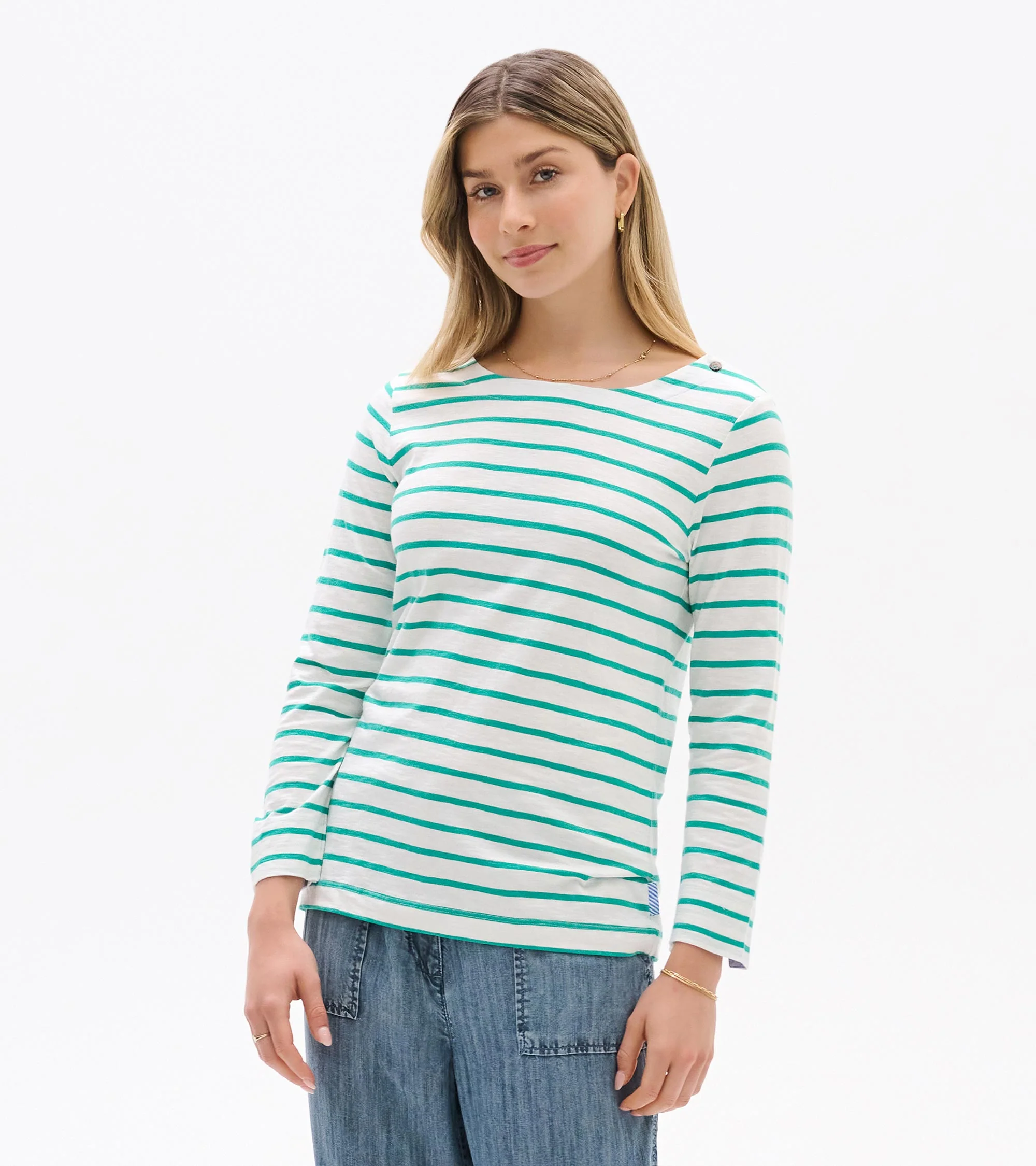 Button Breton - Arcadia Stripes
