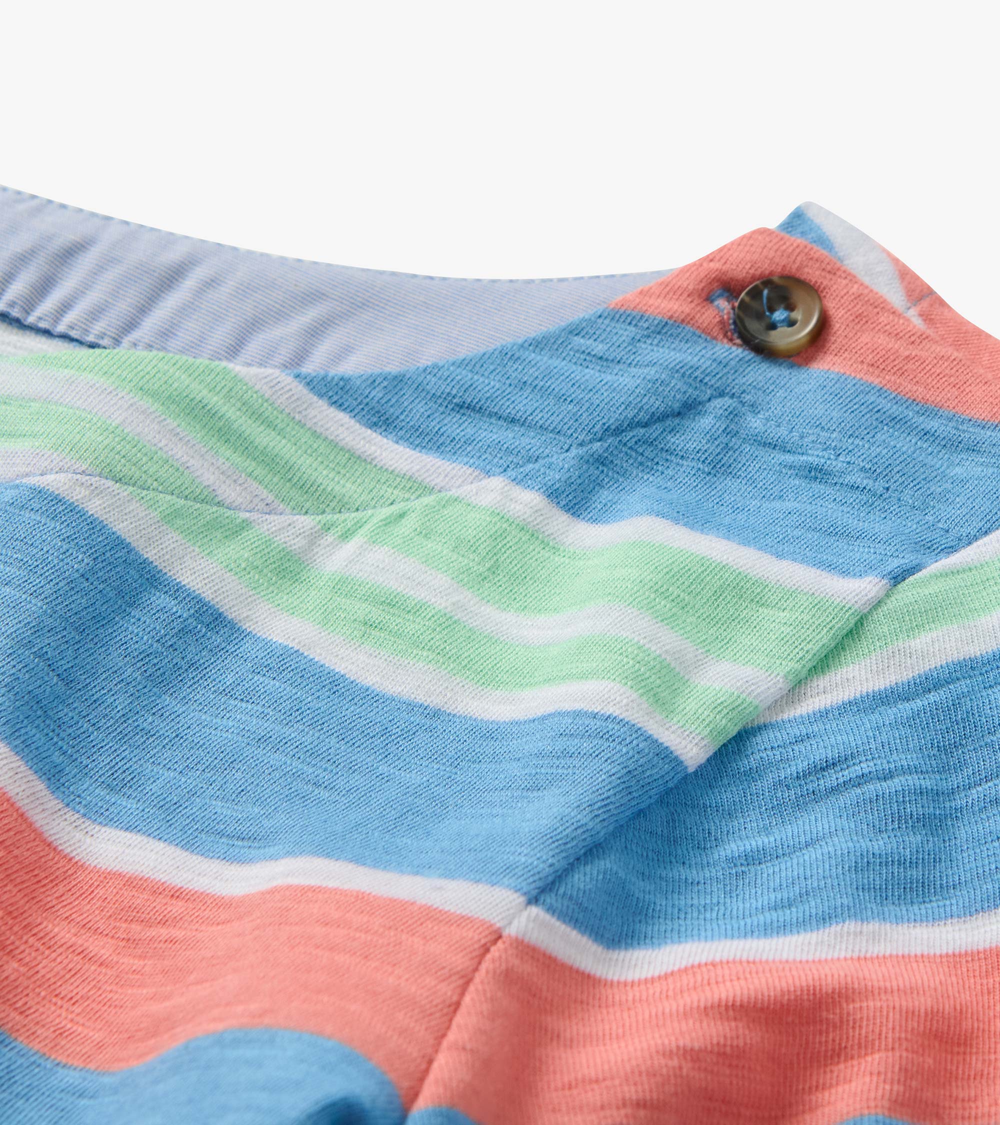 Button Breton - Azure Stripes - Image 6