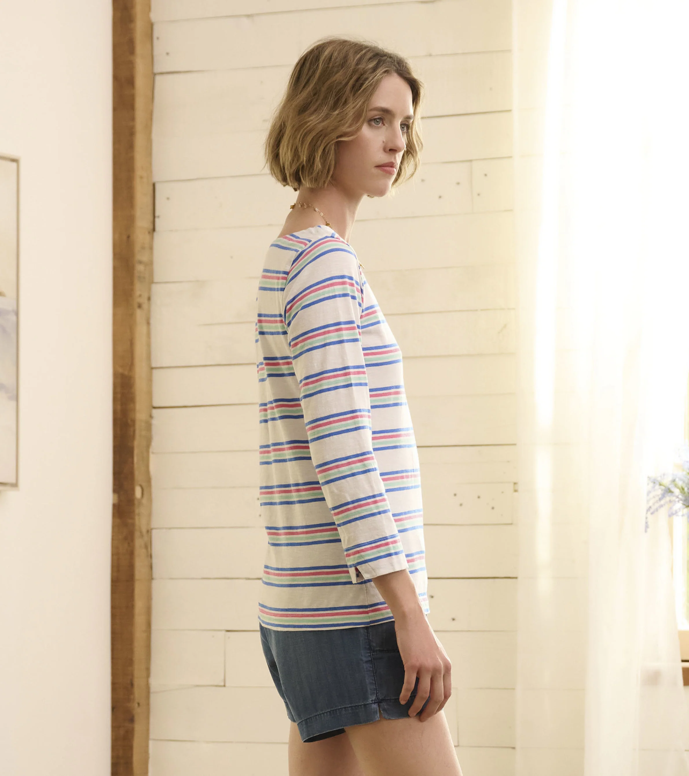 Button Breton - Seaside Stripes - Image 3