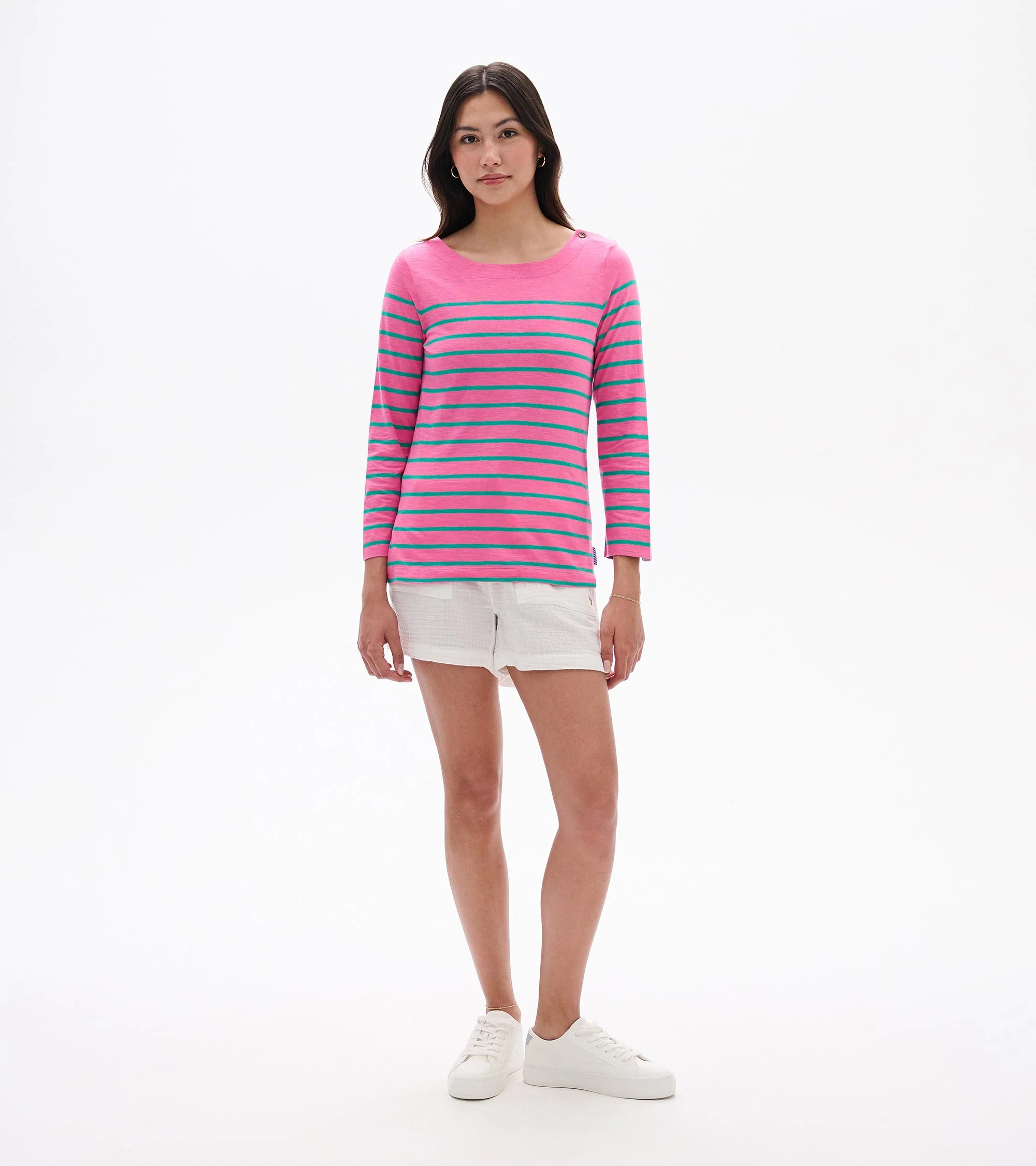 Button Breton - Watermelon Stripes - Image 3