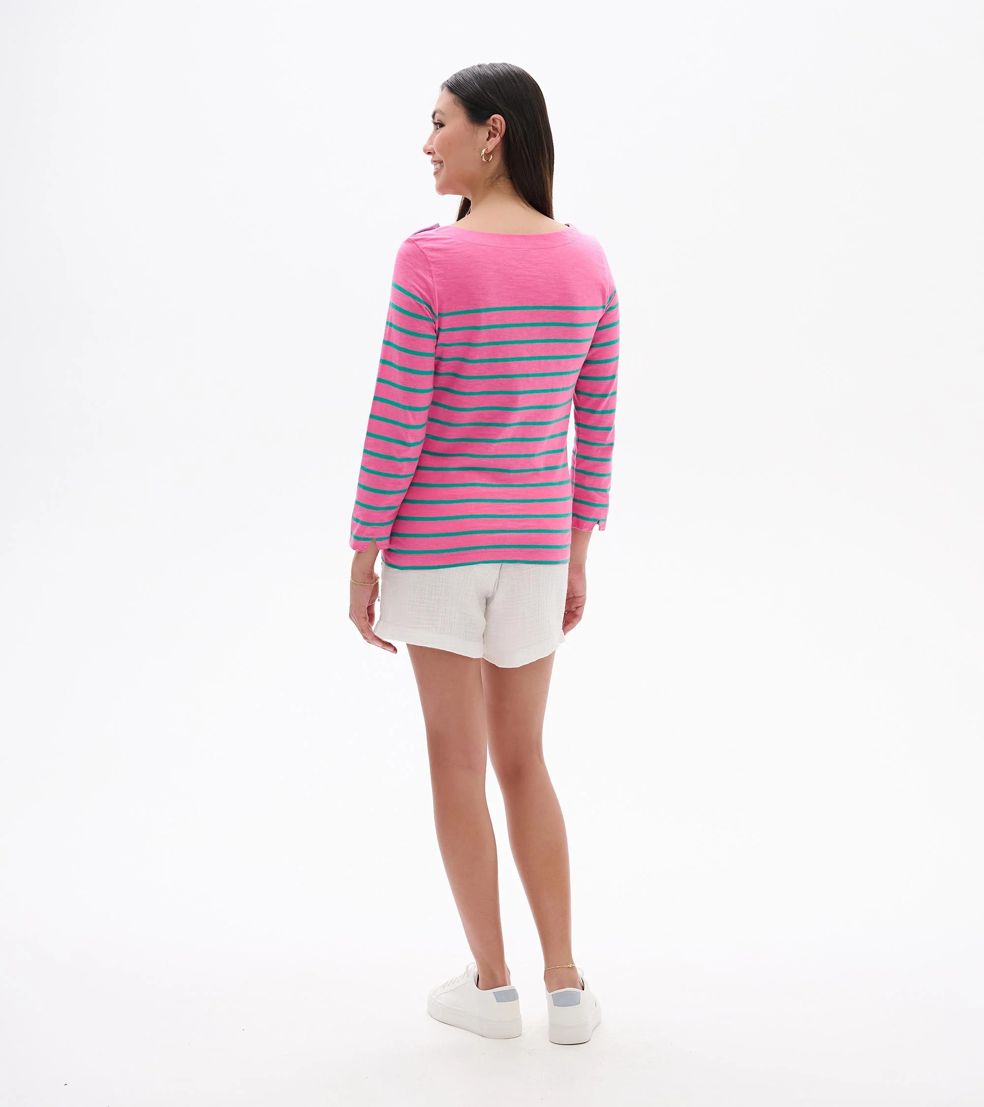 Button Breton - Watermelon Stripes - Image 5