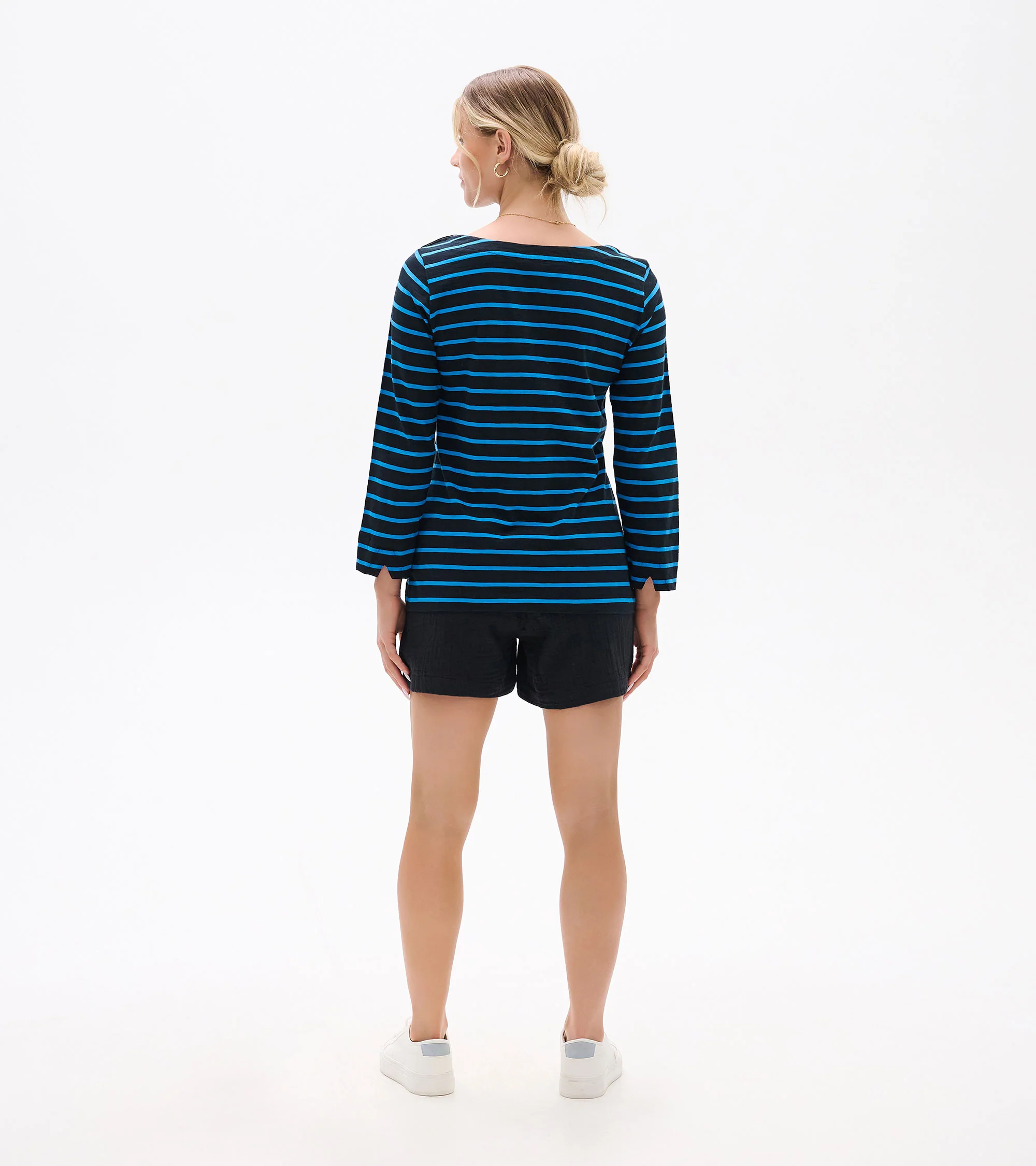 Button Bretton - French Blue Stripes - Image 5