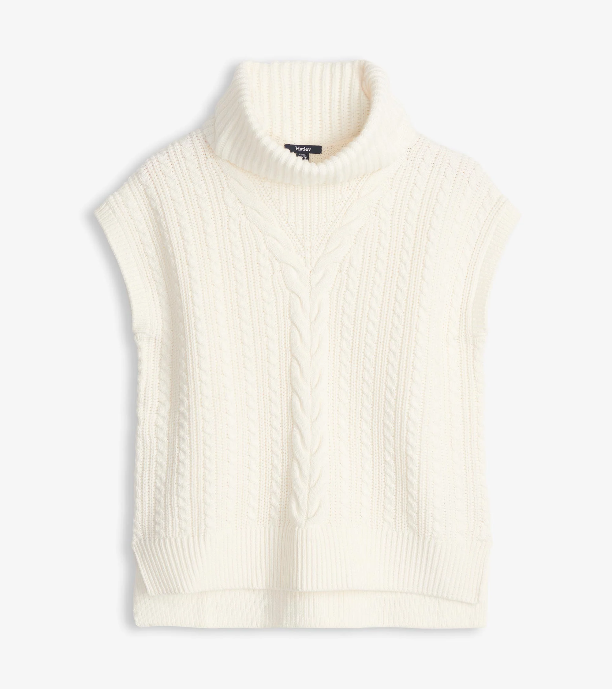 Cable Knit Vest - Winter White - Image 2