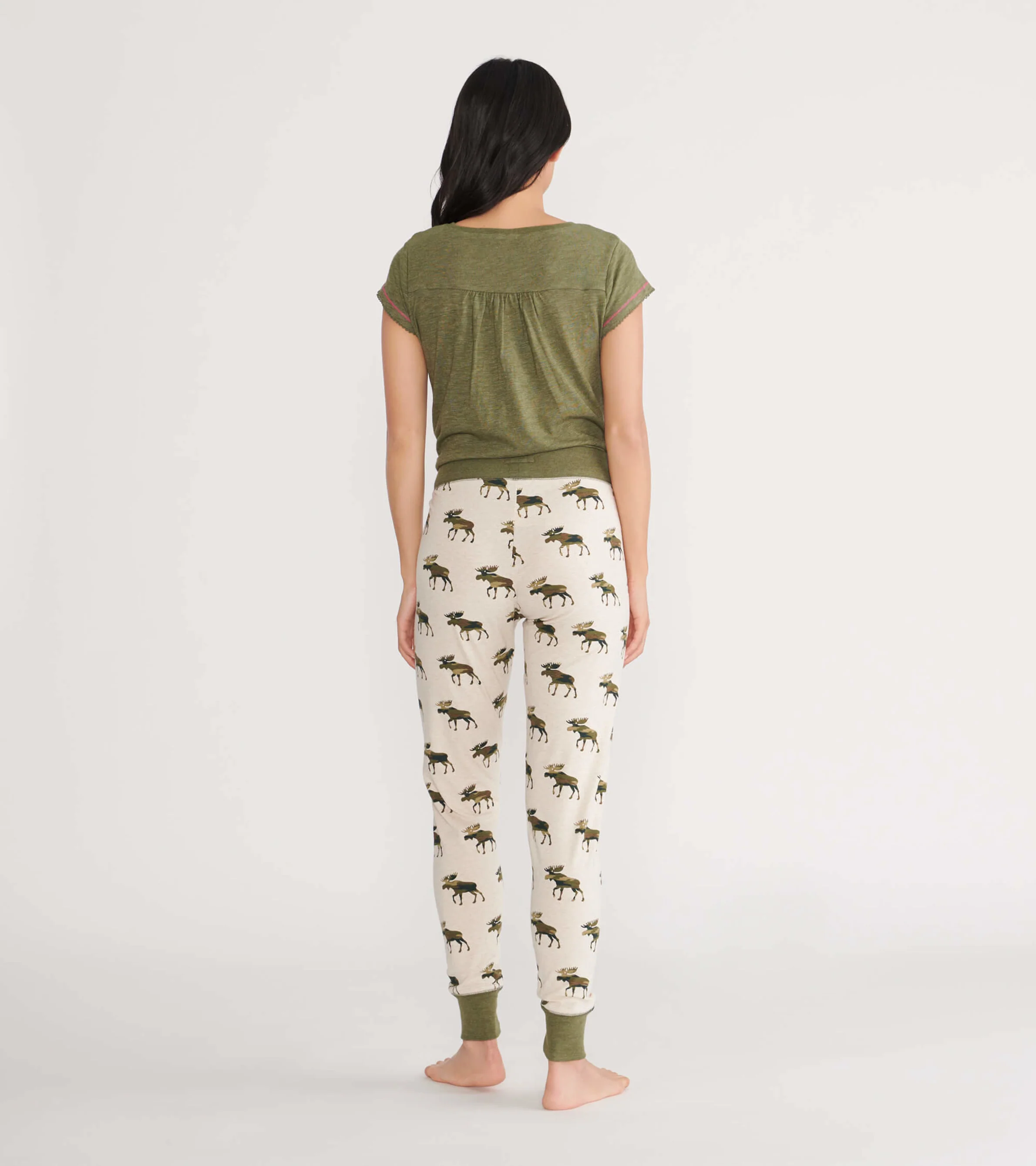 Camooseflage Women's Sleep Leggings - Image 3