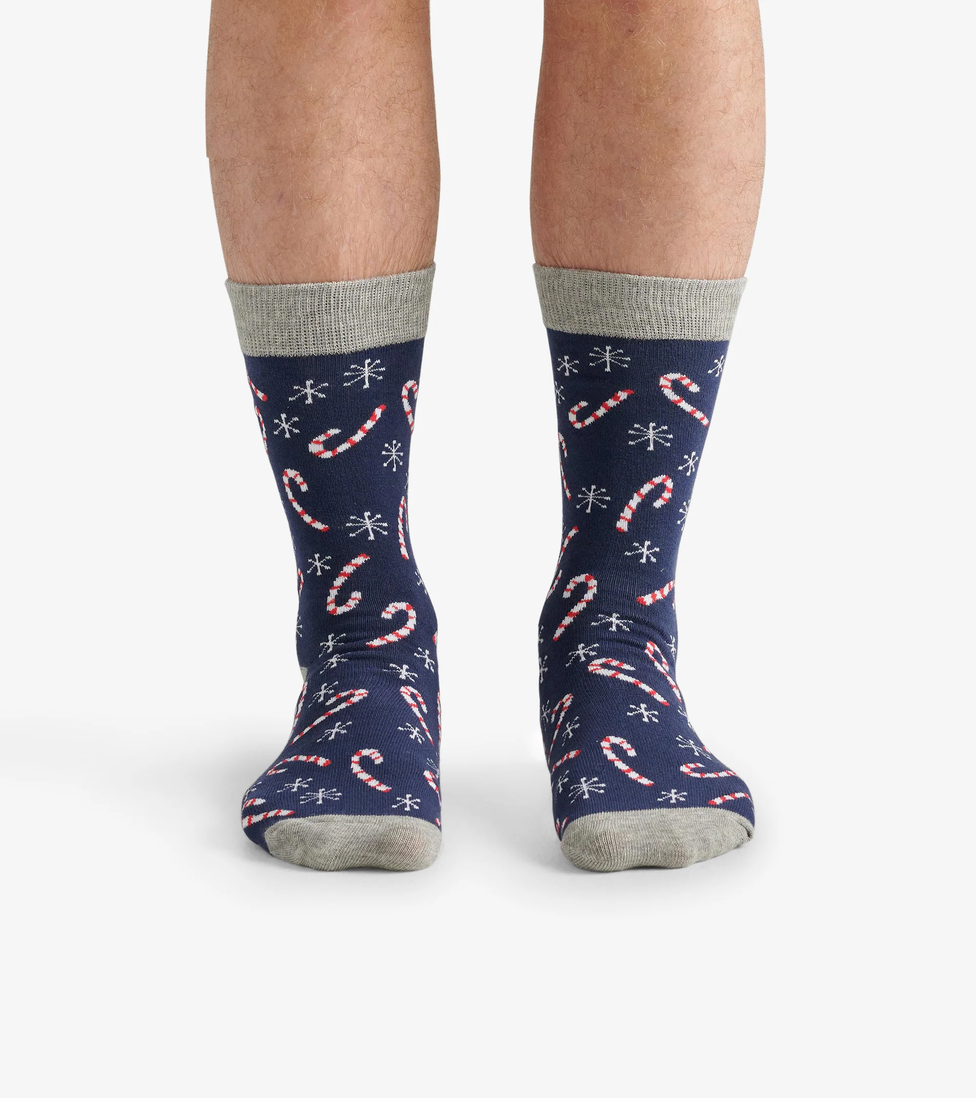 Men's Candy Canes Crew Socks