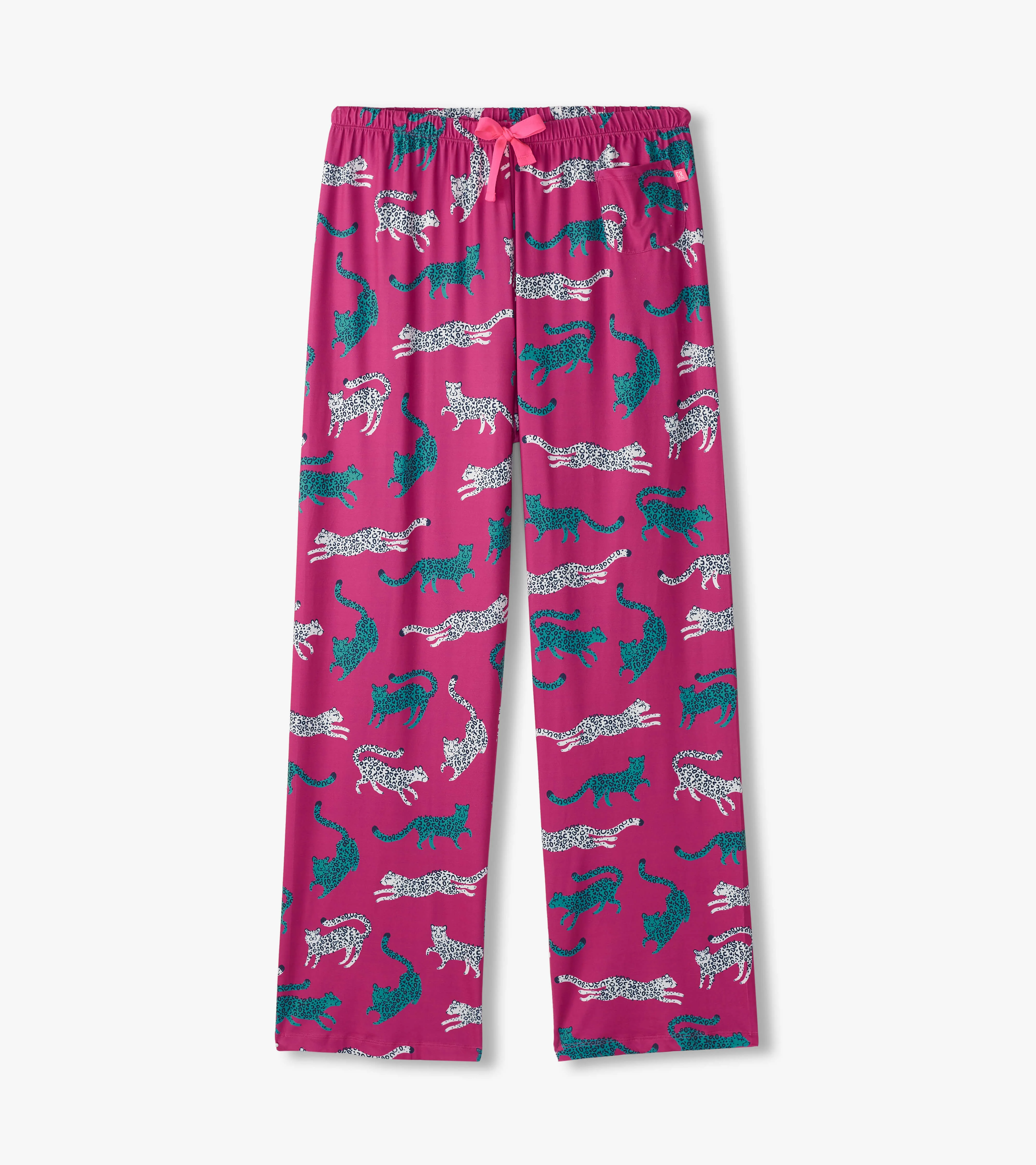 Women's Cheetah Polyknit Pajamas Pants - Image 5