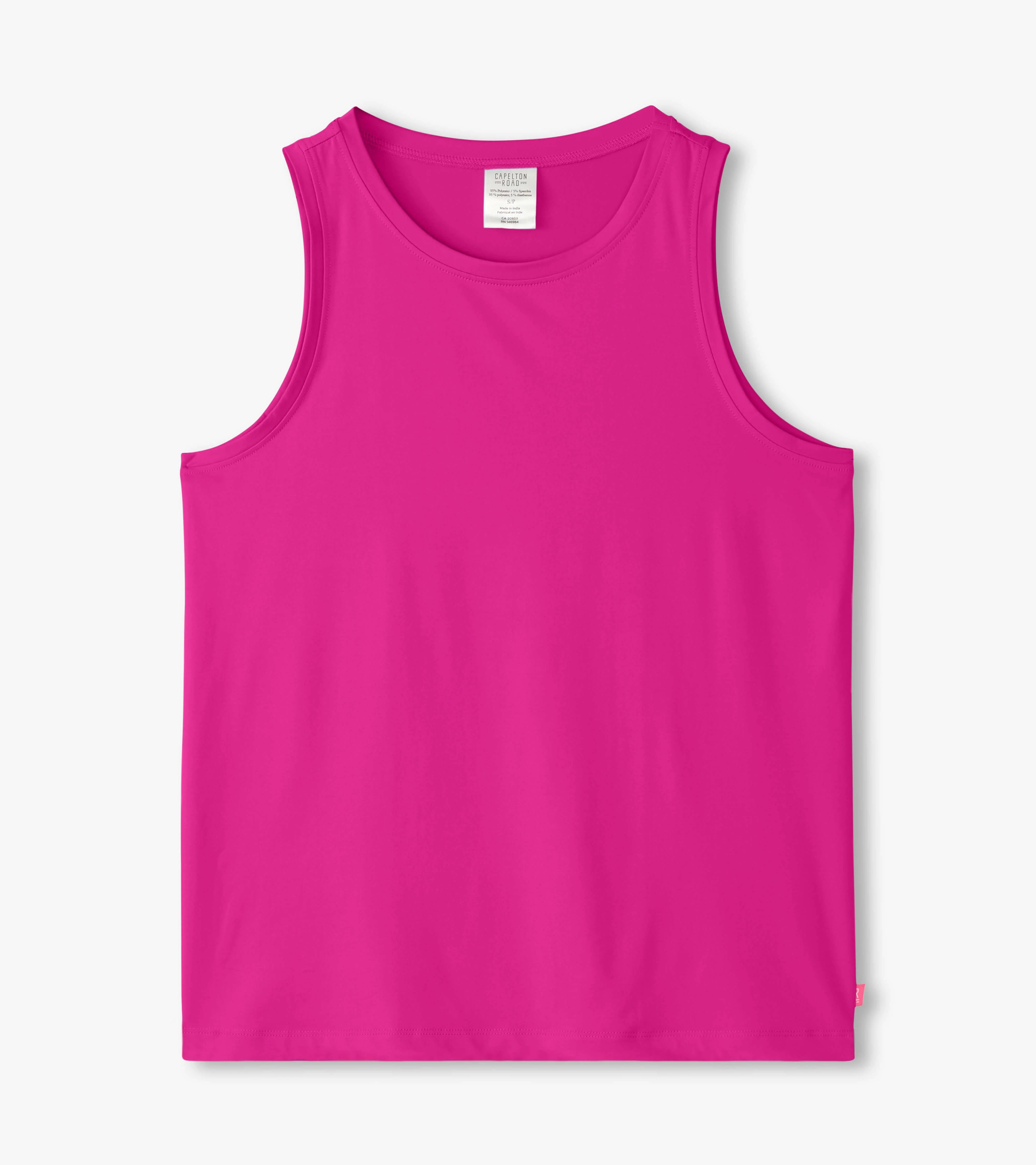 Women's Rose Violet Polyknit Scoop Neck Tank Top - Image 5