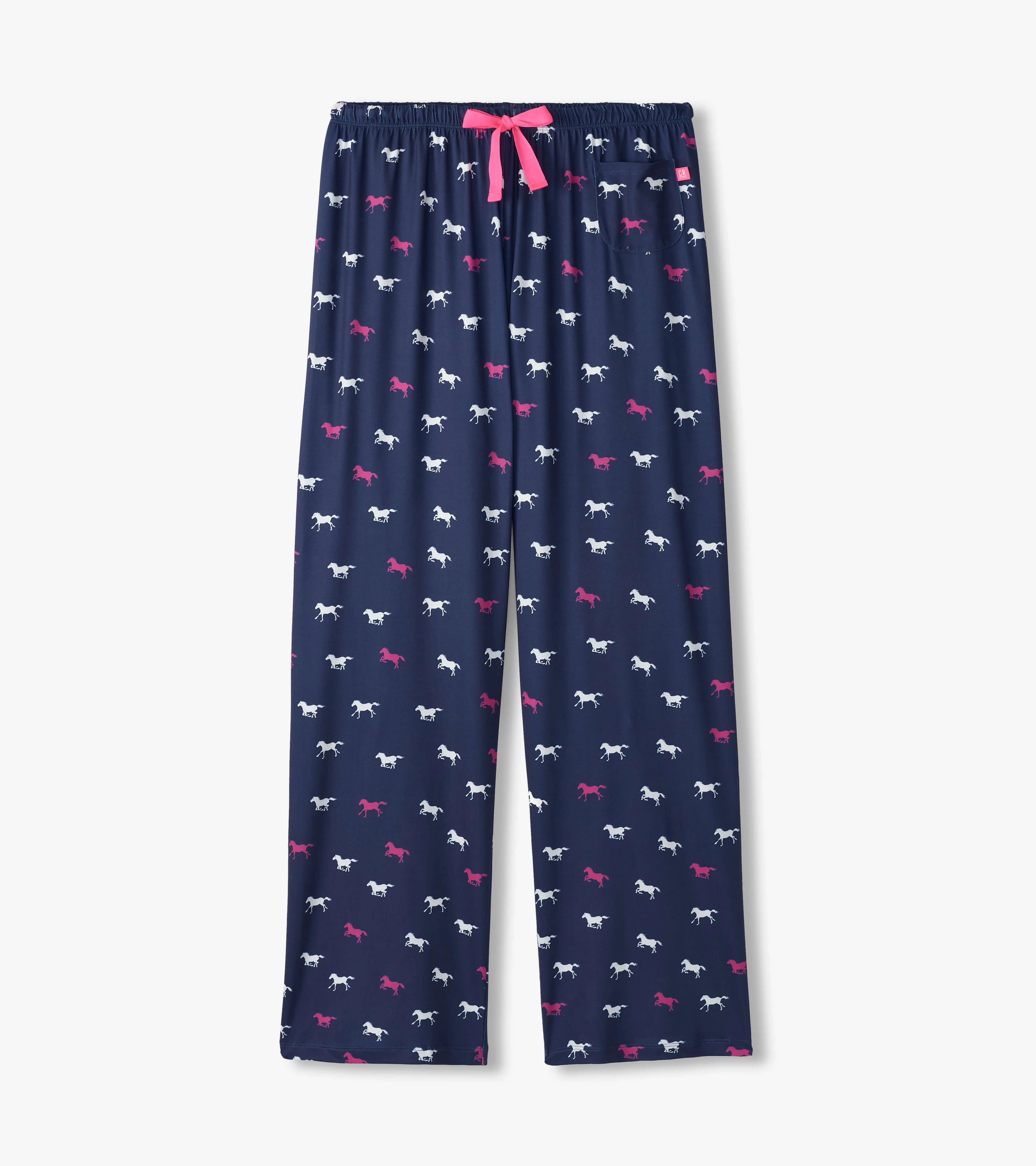 Women's Running Horses Polyknit Pajamas Pants - Image 3
